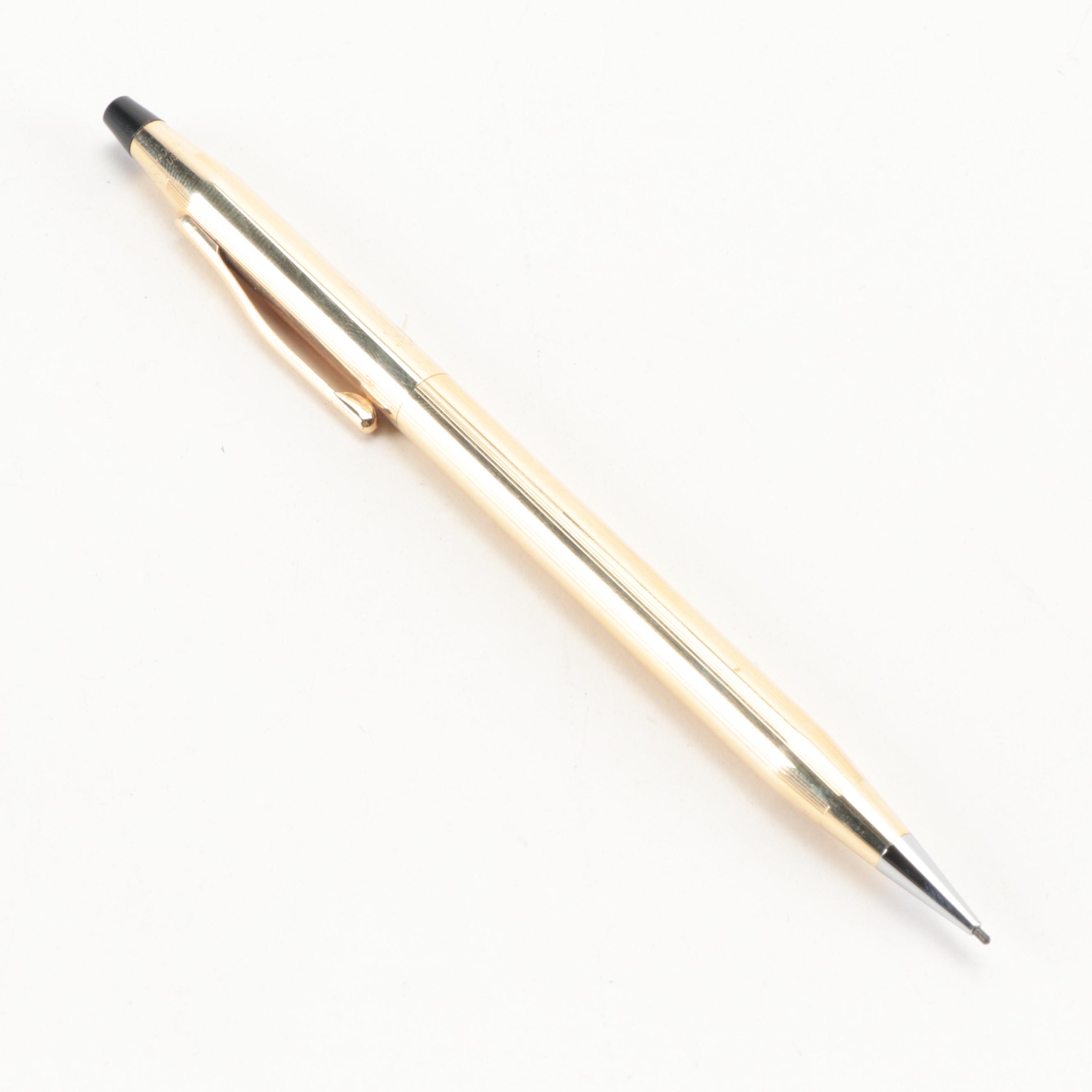 Cross Pen and Pencil Set With Case and Manual