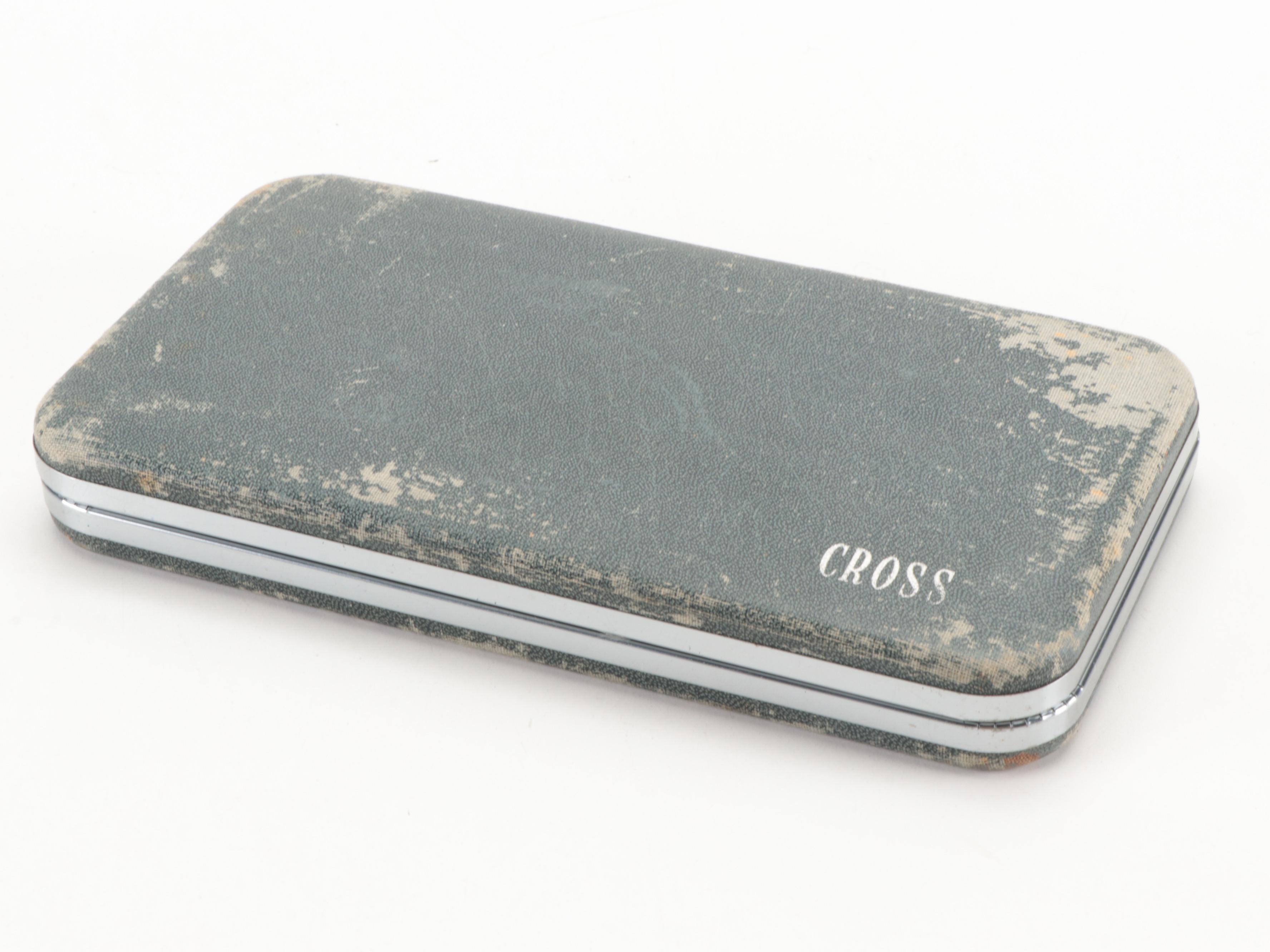 Cross Pen and Pencil Set With Case and Manual