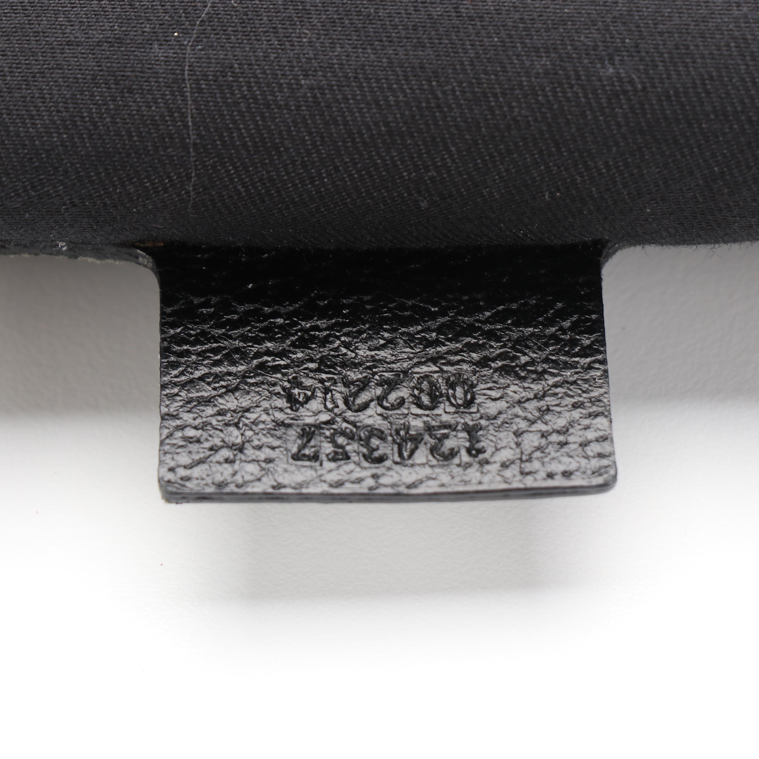 Gucci GG Canvas and Leather Hobo Bag