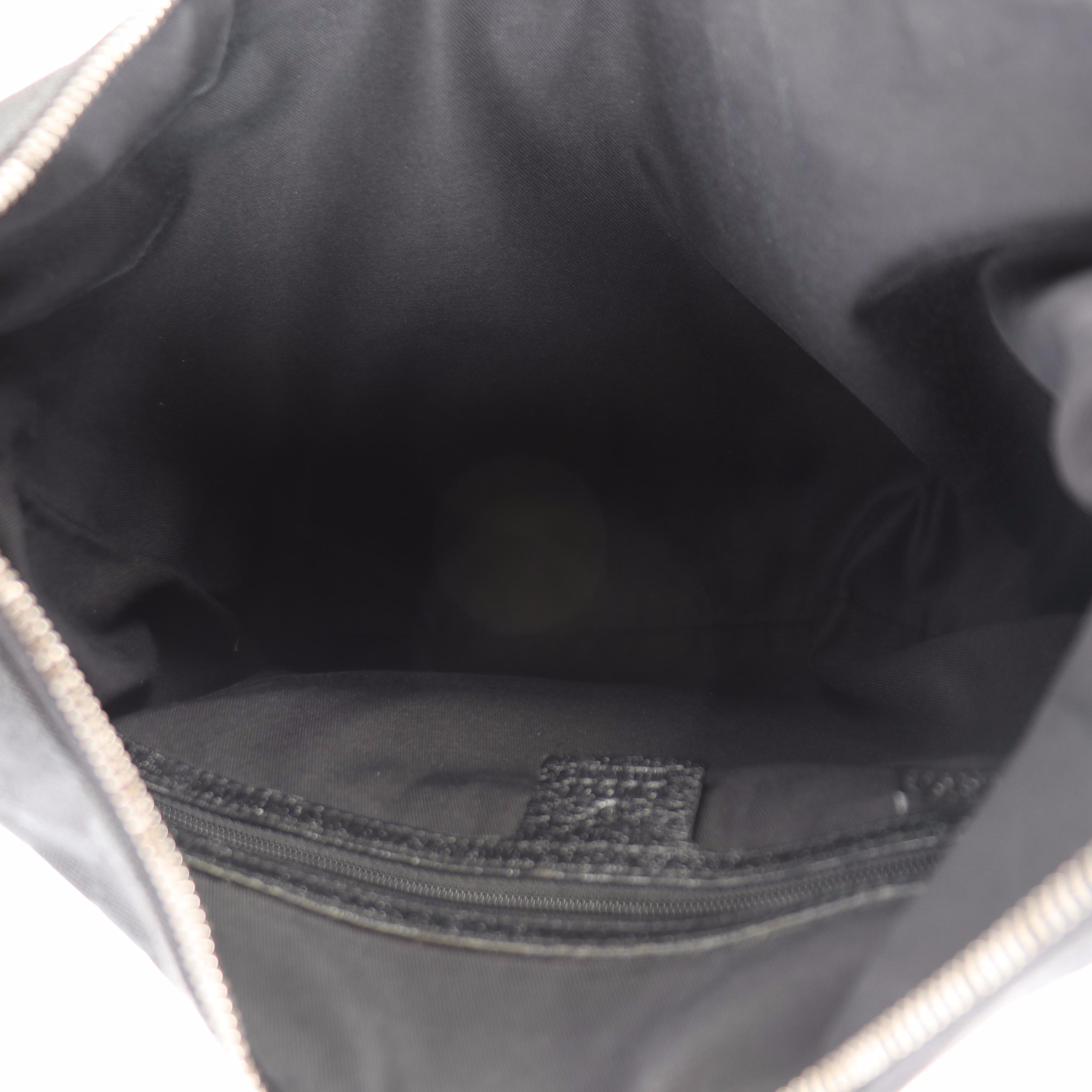 Gucci GG Canvas and Leather Hobo Bag