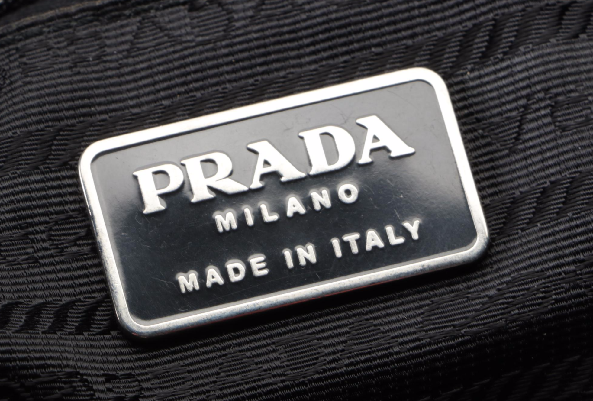 Prada Backpack in Black Tessuto Nylon and Leather Trim