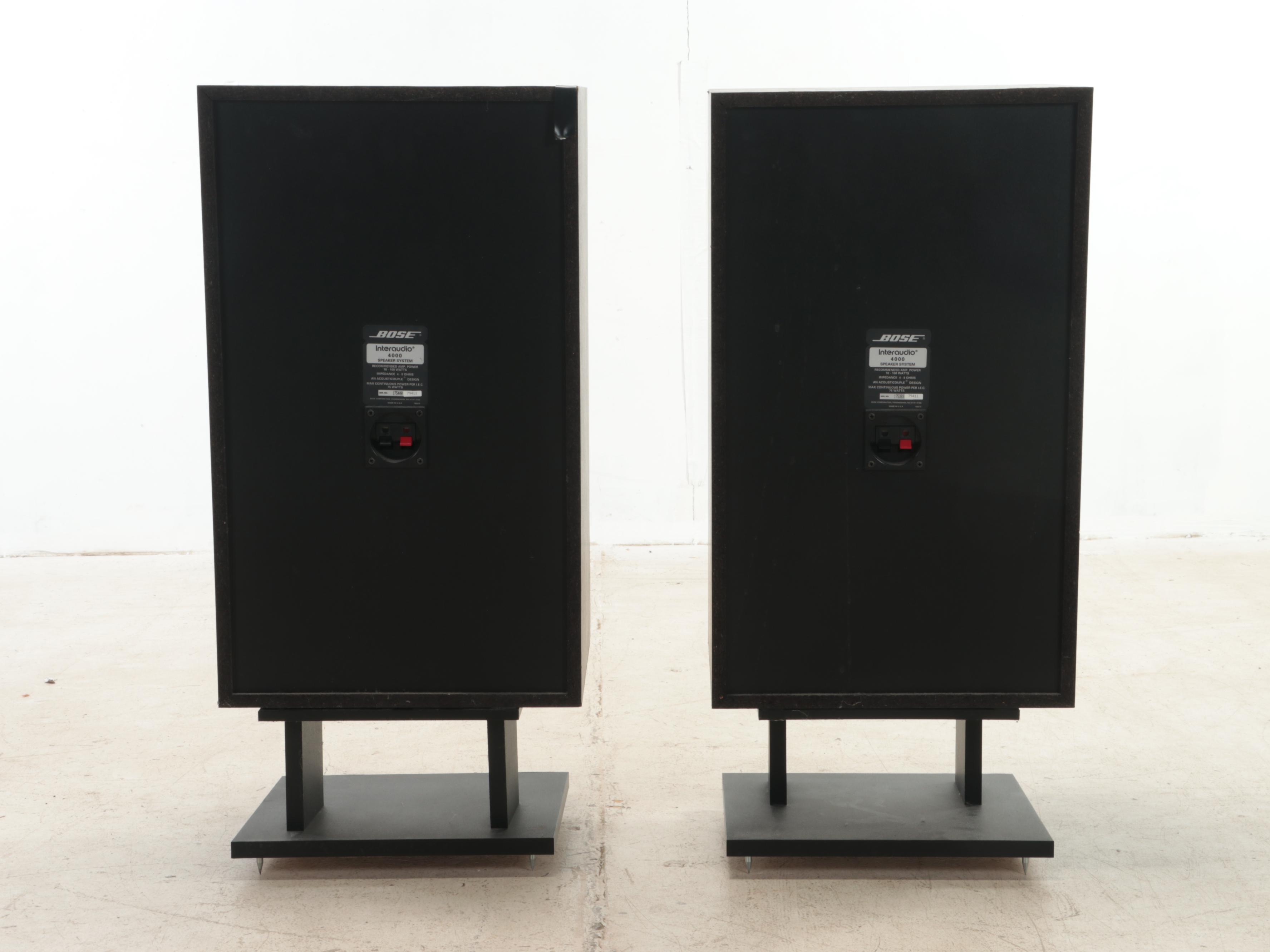 Pair of Bose Interaudio 4000 Series Loudspeaker