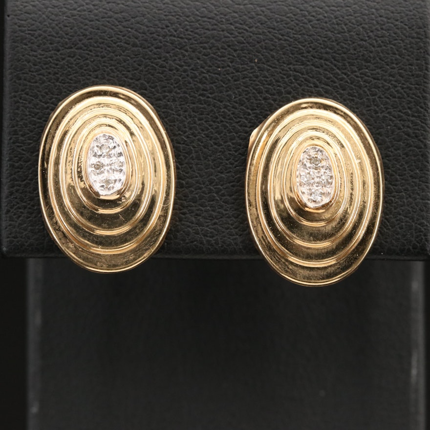 14K 0.04 CTW Diamond Earrings