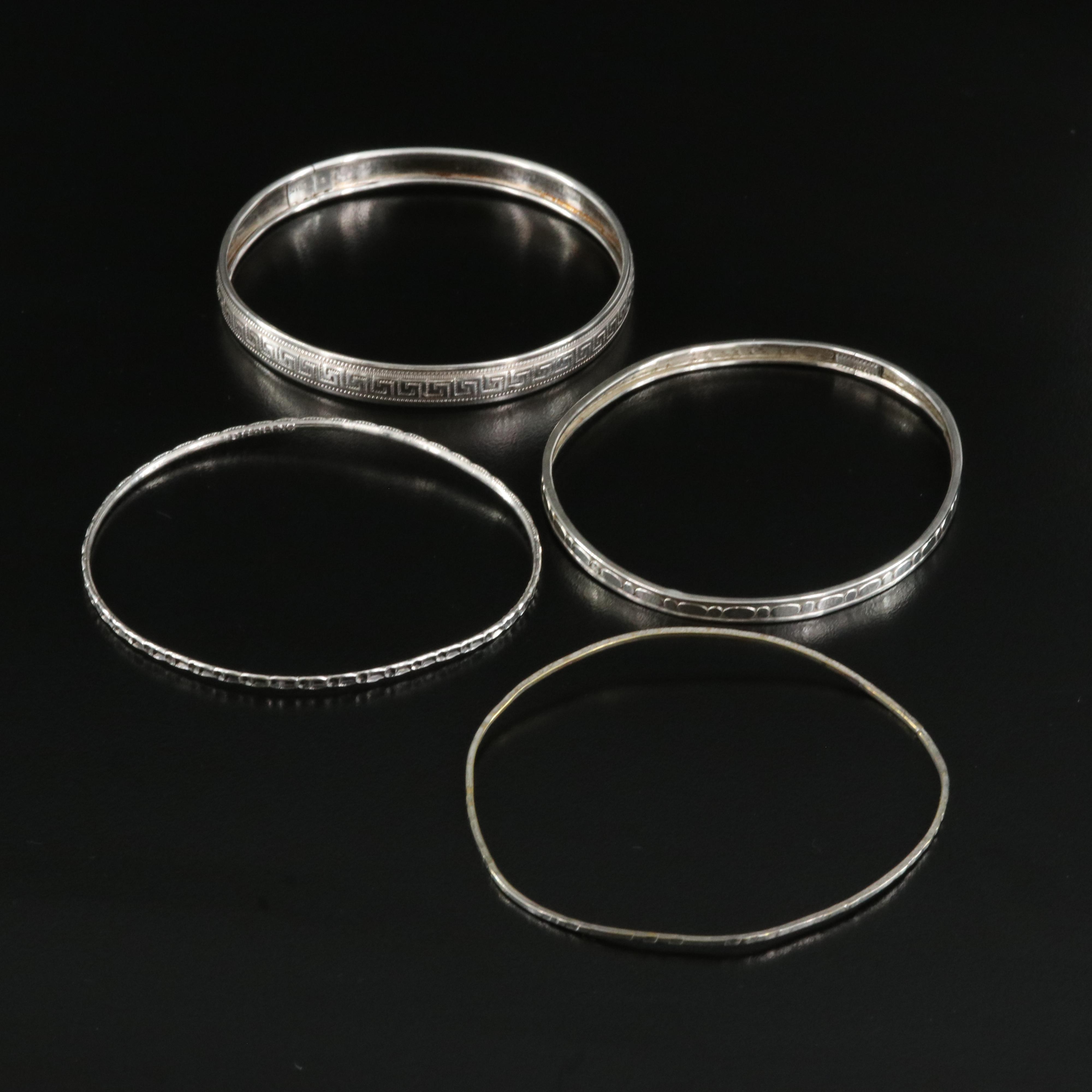 Sterling Silver Stacking Bangles