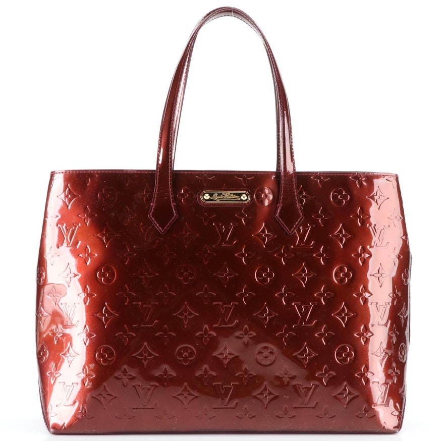 Louis Vuitton Wilshire MM in Monogram Vernis