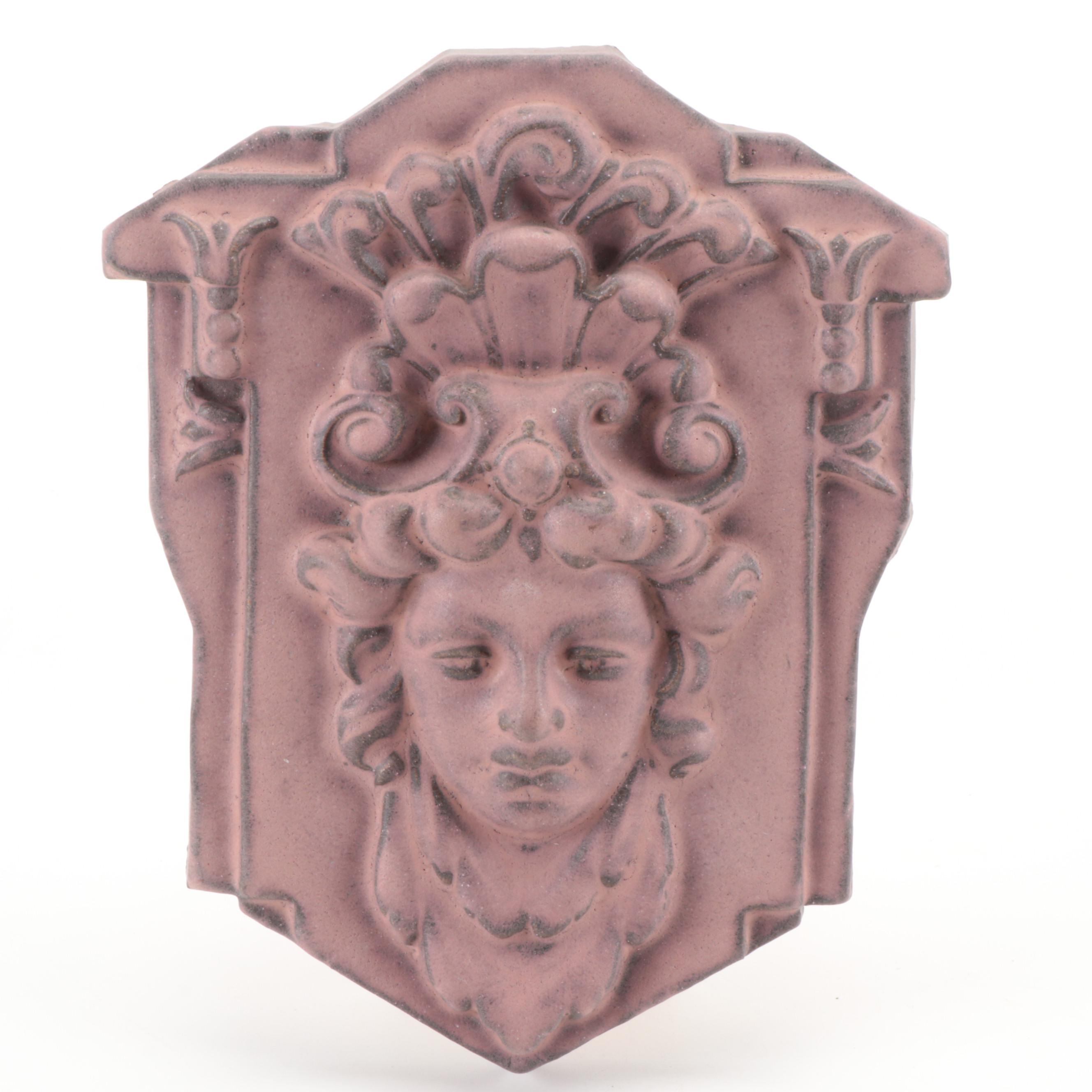 Tyge Studio Pottery Victorian Style Architectural Tile