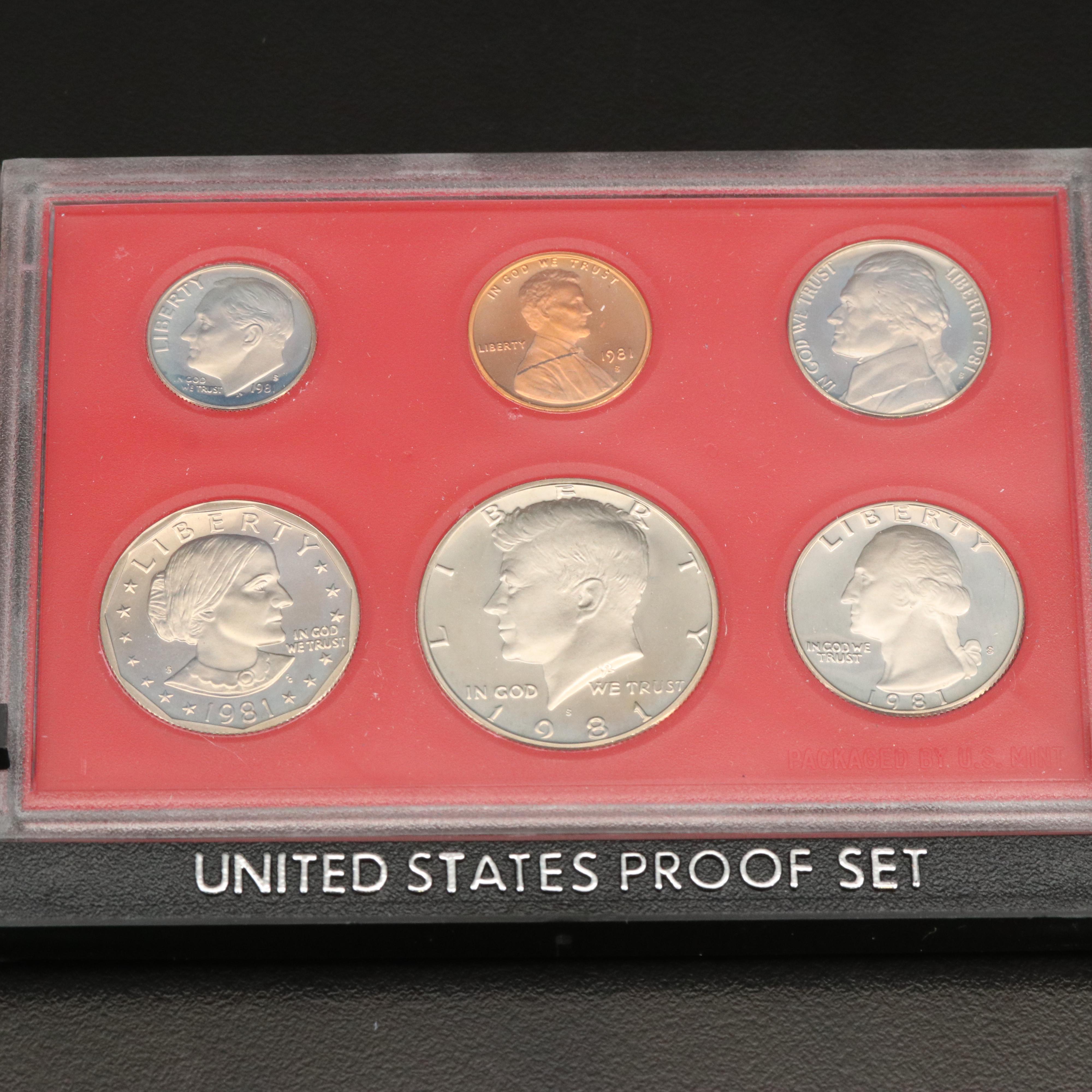 Seventeen U.S. Mint Proof Sets