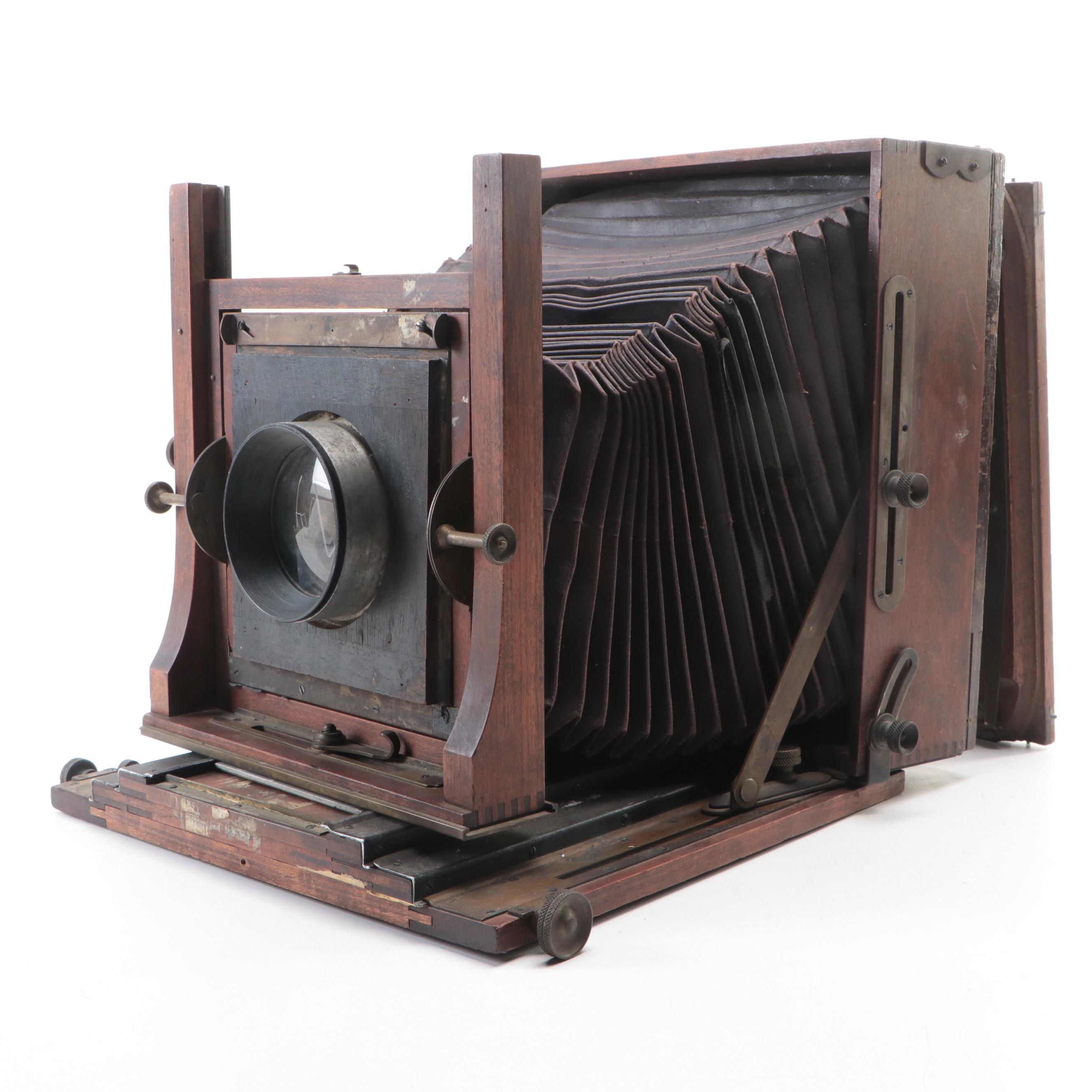 Wooden Large Format Camera, Late 19th/Early 20th Century