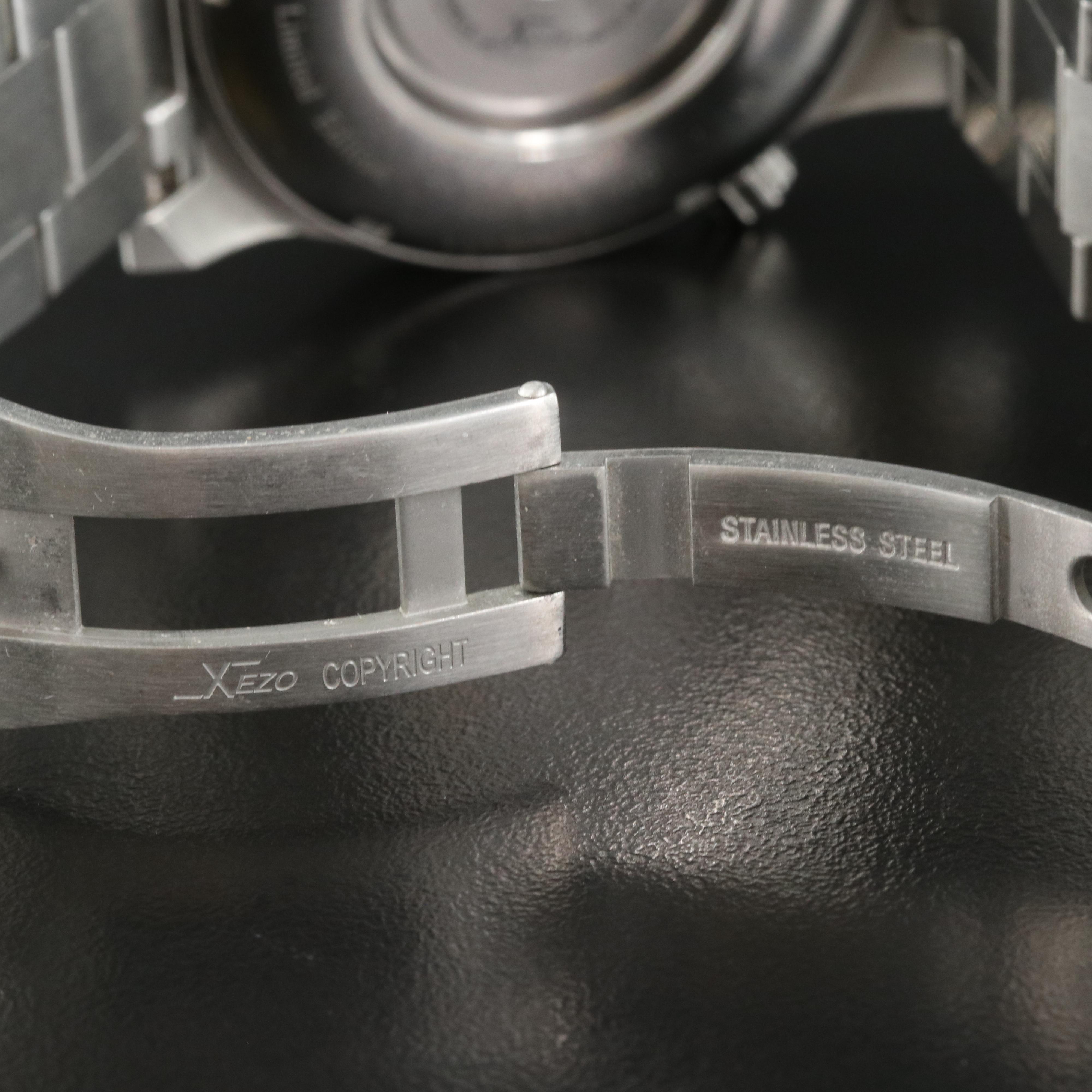 Xezo Air Commando D44S Watch with Guilloche Dial