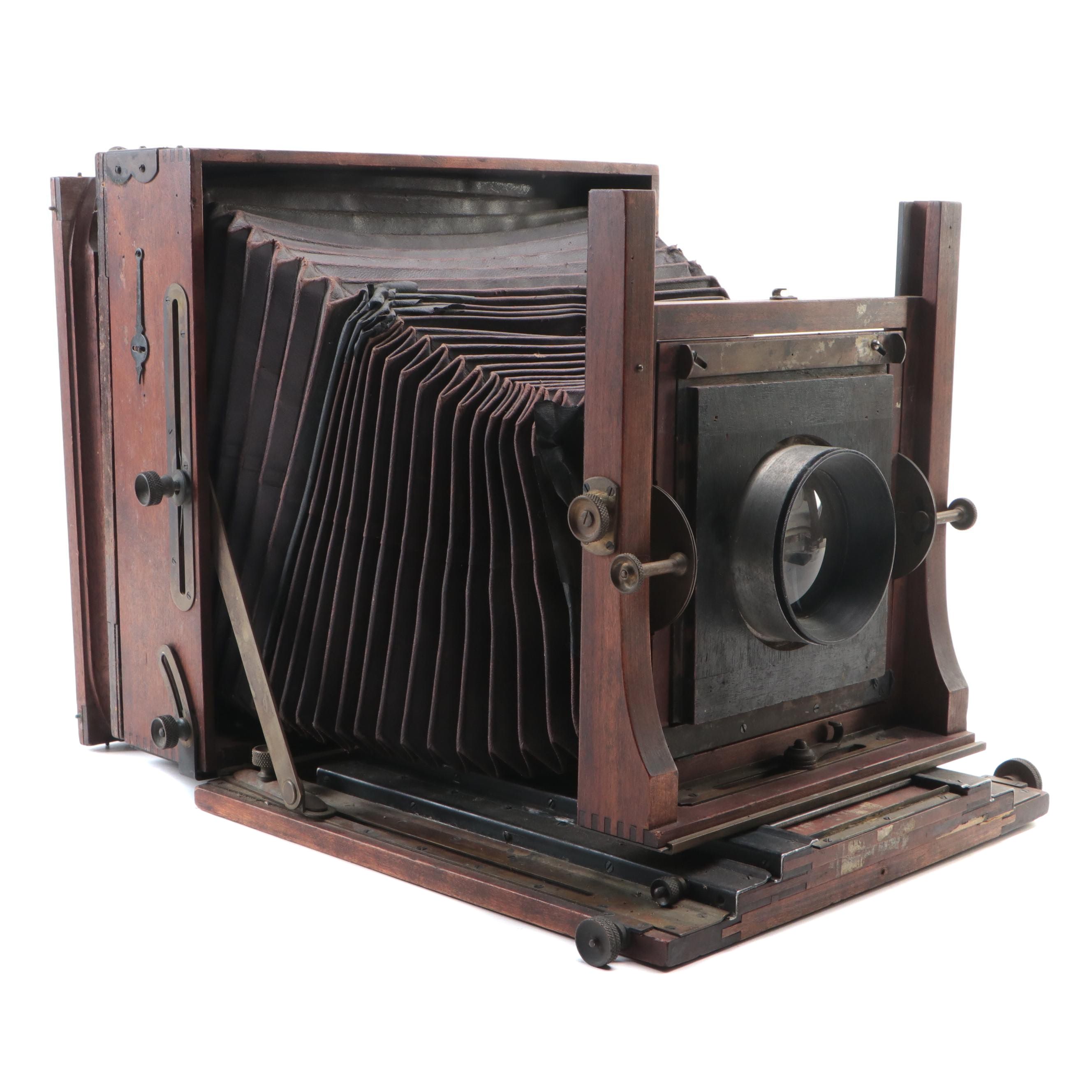 Wooden Large Format Camera, Late 19th/Early 20th Century