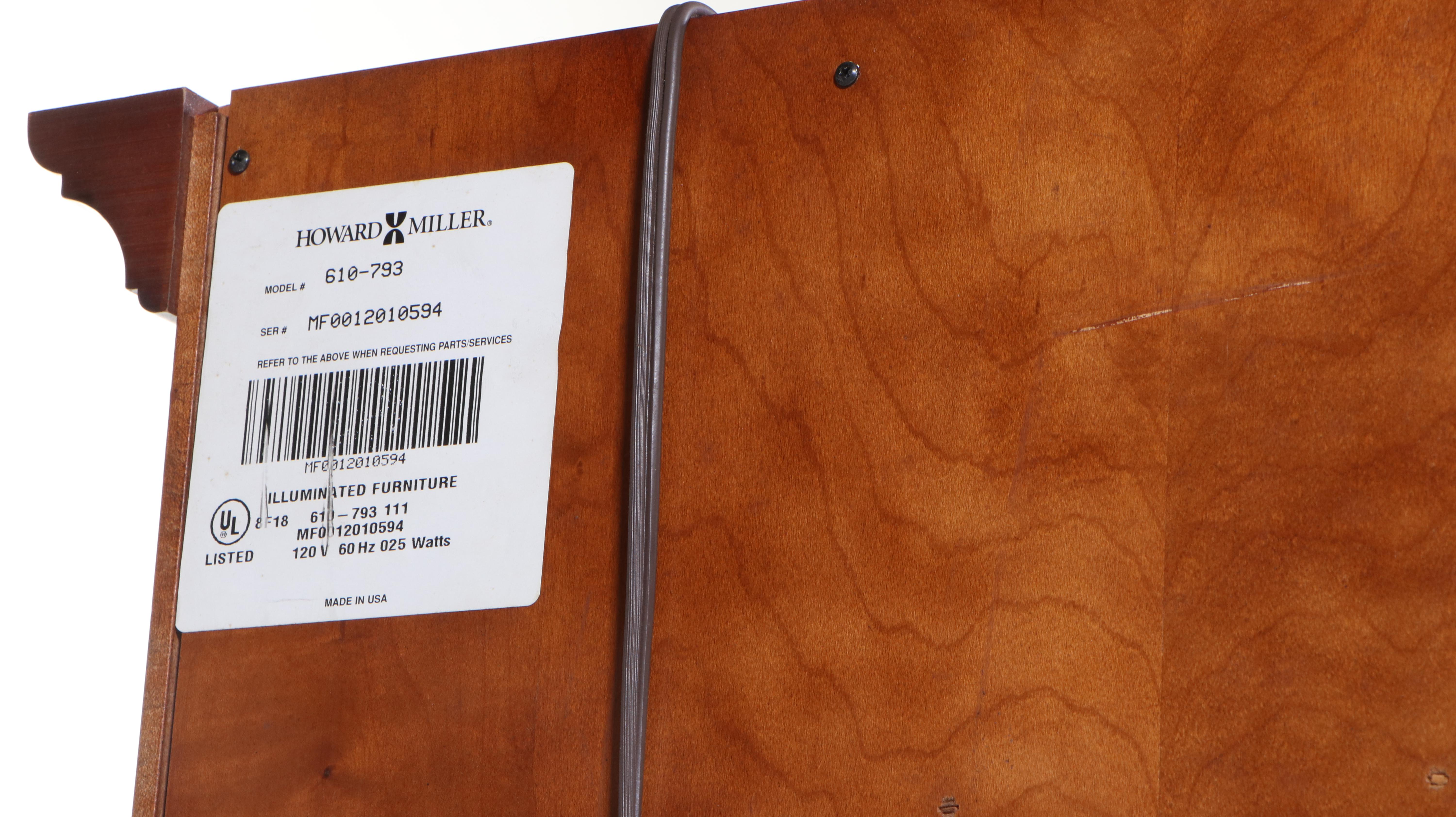 Howard Miller Colonial Style Maple Grandfather Clock