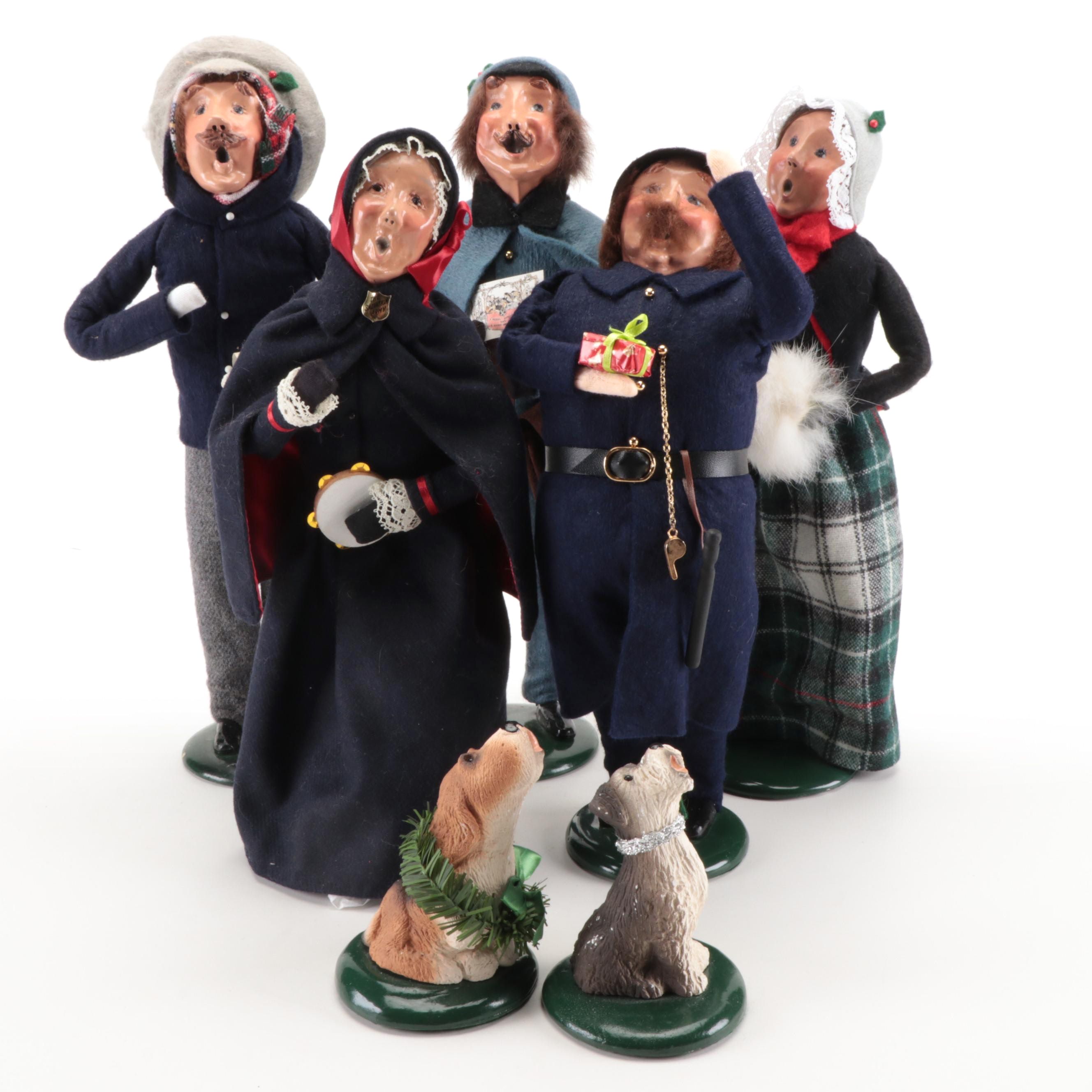 Byer's Choice "The Carolers" Christmas Figurines, Late 20th Century