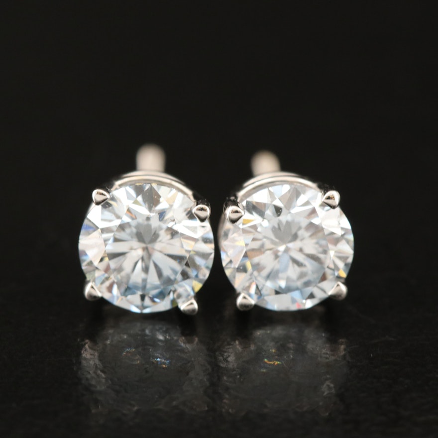 14K 1.60 CTW Lab Grown Diamond Stud Earrings