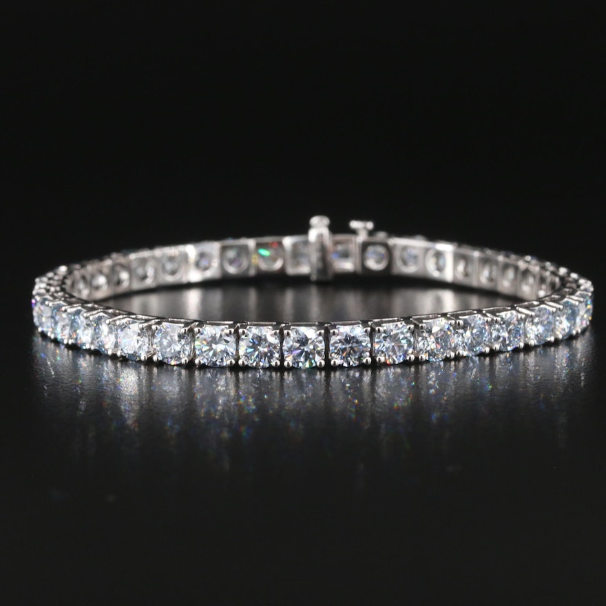 14K 14.08 CTW Lab Grown Diamond Line Bracelet