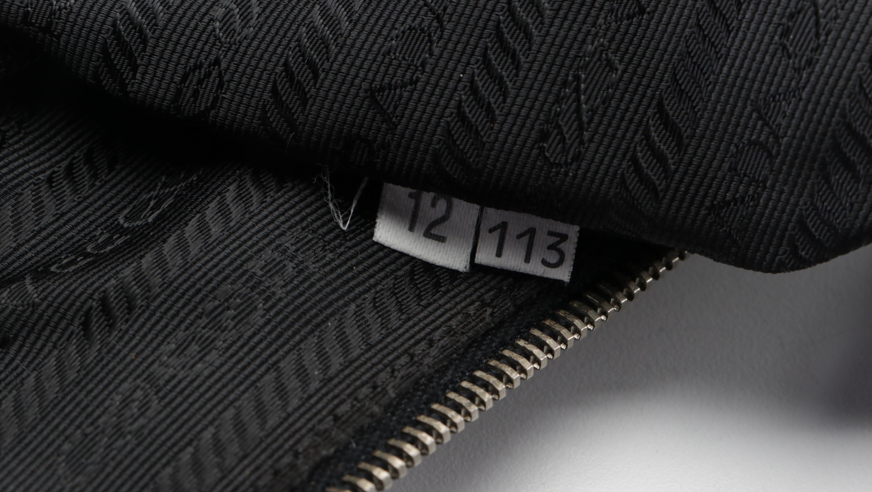 Prada Shoulder Bag in Black Smooth Leather