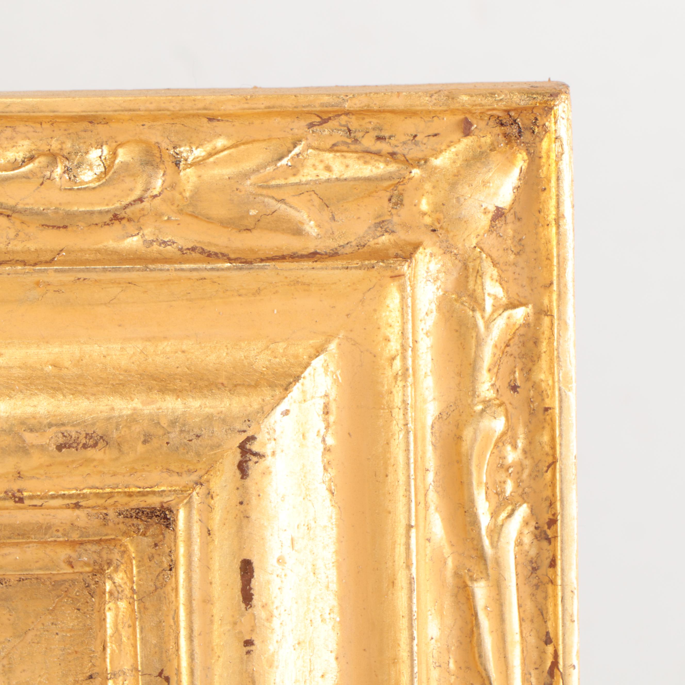 R. Wagner Oil Painting of Race at Churchill Downs, Circa 1960