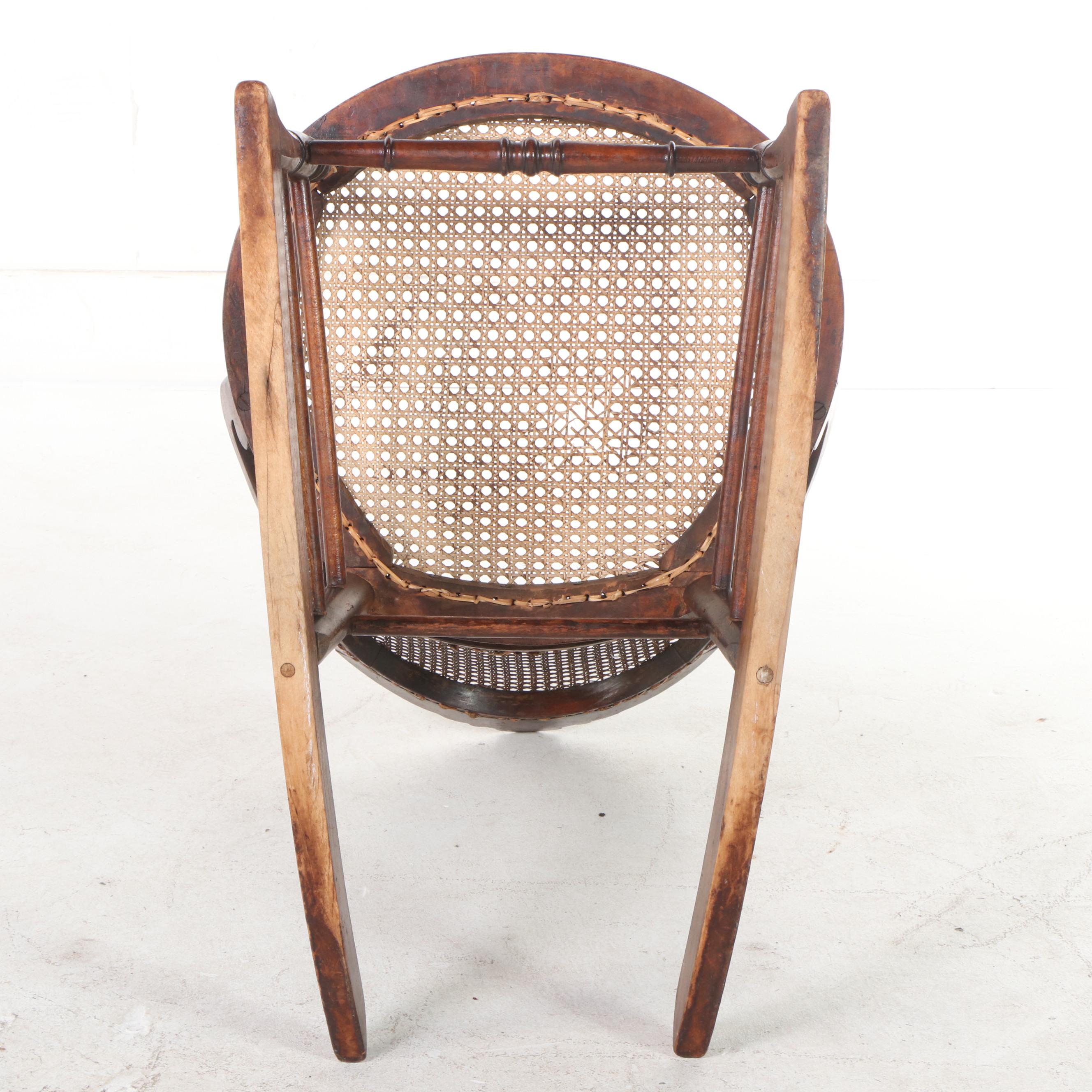 American Rococo Revival Rocker, Late 19th Century