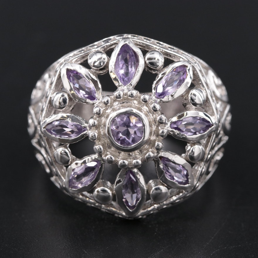 Sterling Amethyst Ring