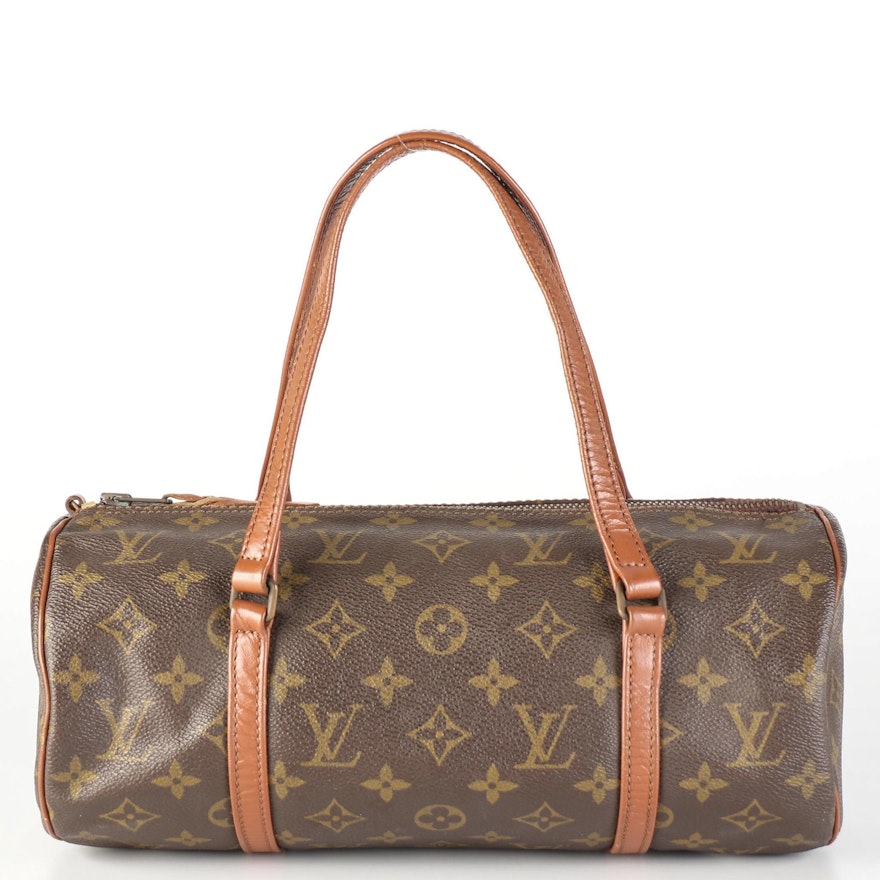 Louis Vuitton Papillon 30 in Monogram Canvas and Vachetta Leather