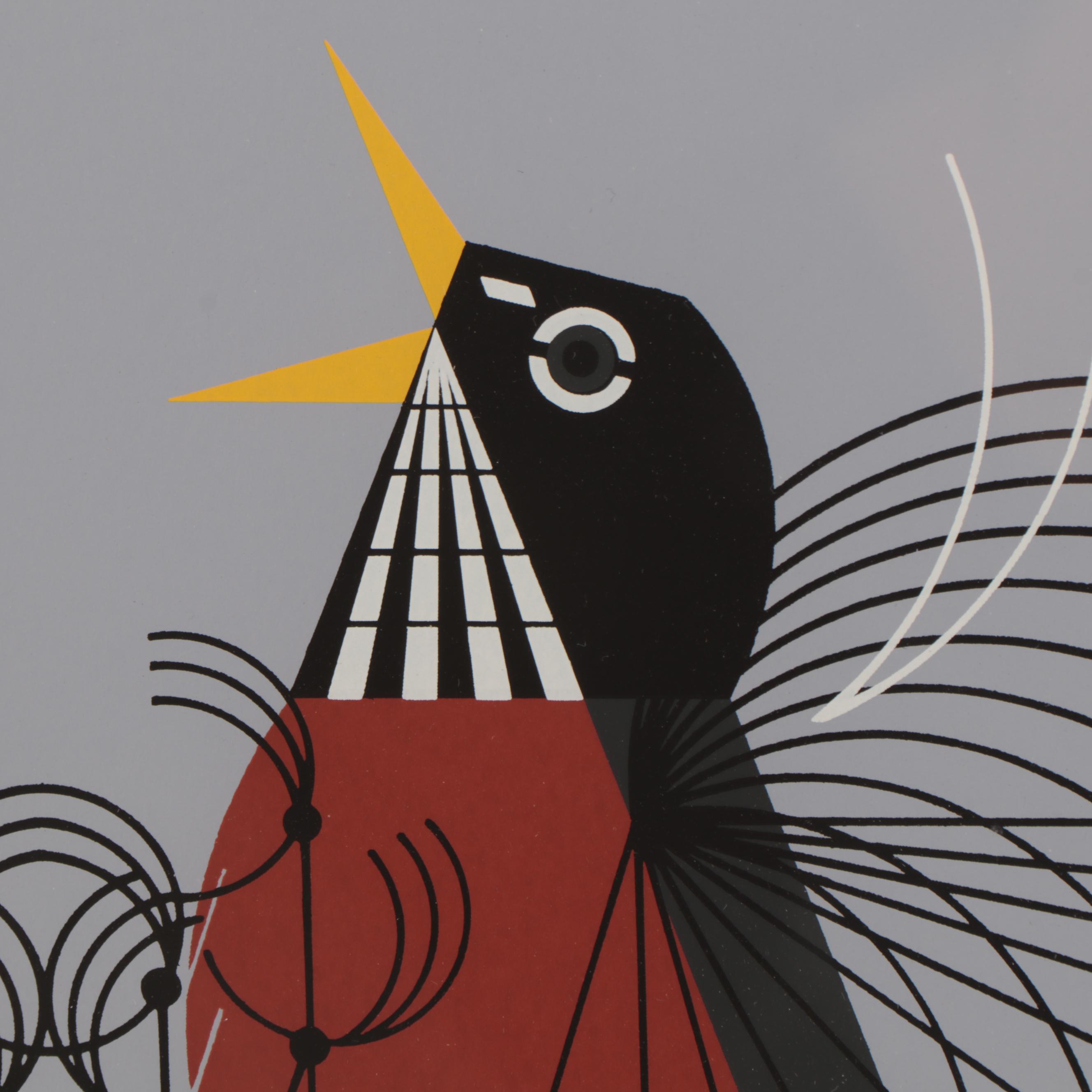 Charley Harper Serigraph "Round Robin"