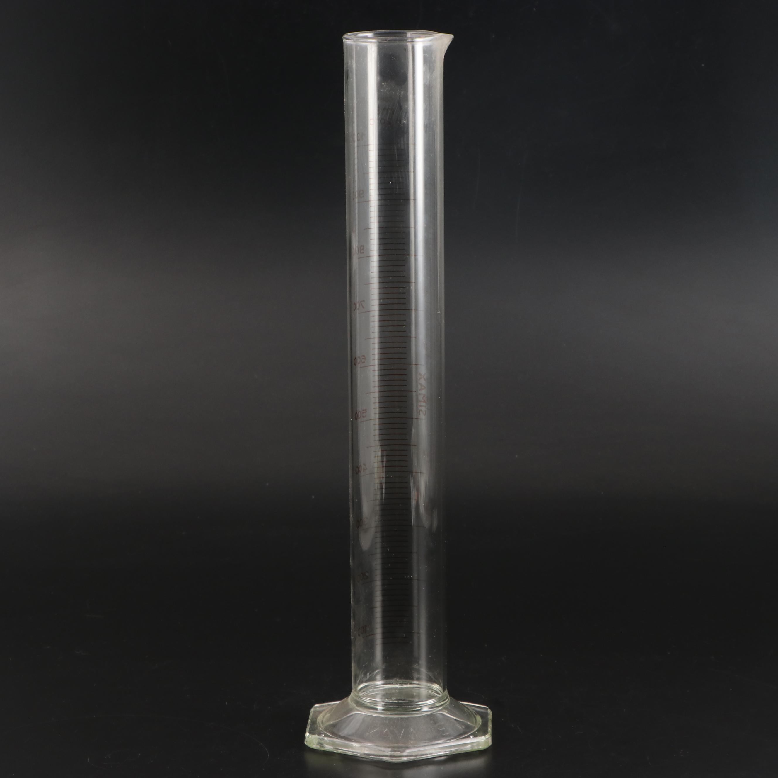 Kavalier Stabil Czech Simax Graduated Glass Lab Cylinders