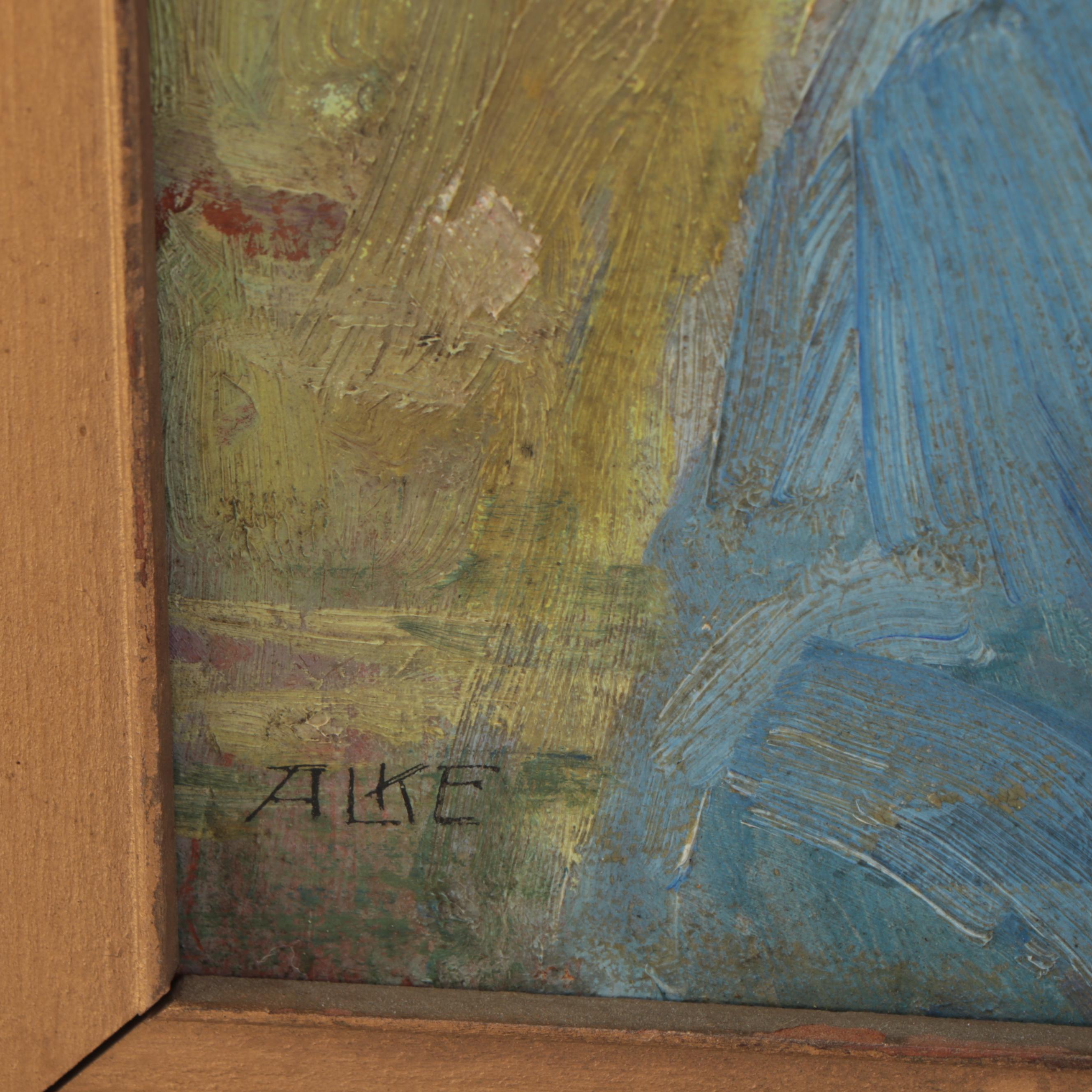 Stephen Alke Portrait Oil Painting of a Young Boy