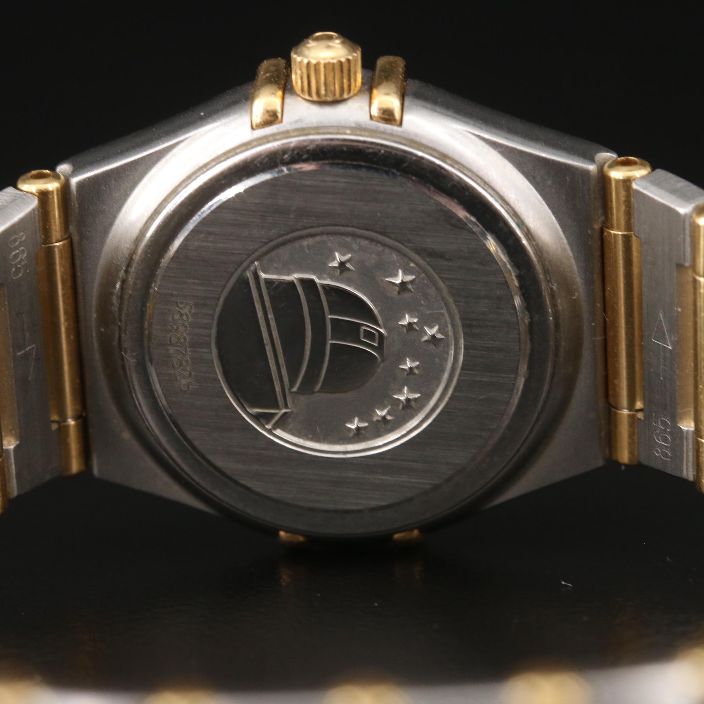 Omega Mother-of-Pearl Factory Diamond Dial Full Bar Bracelet