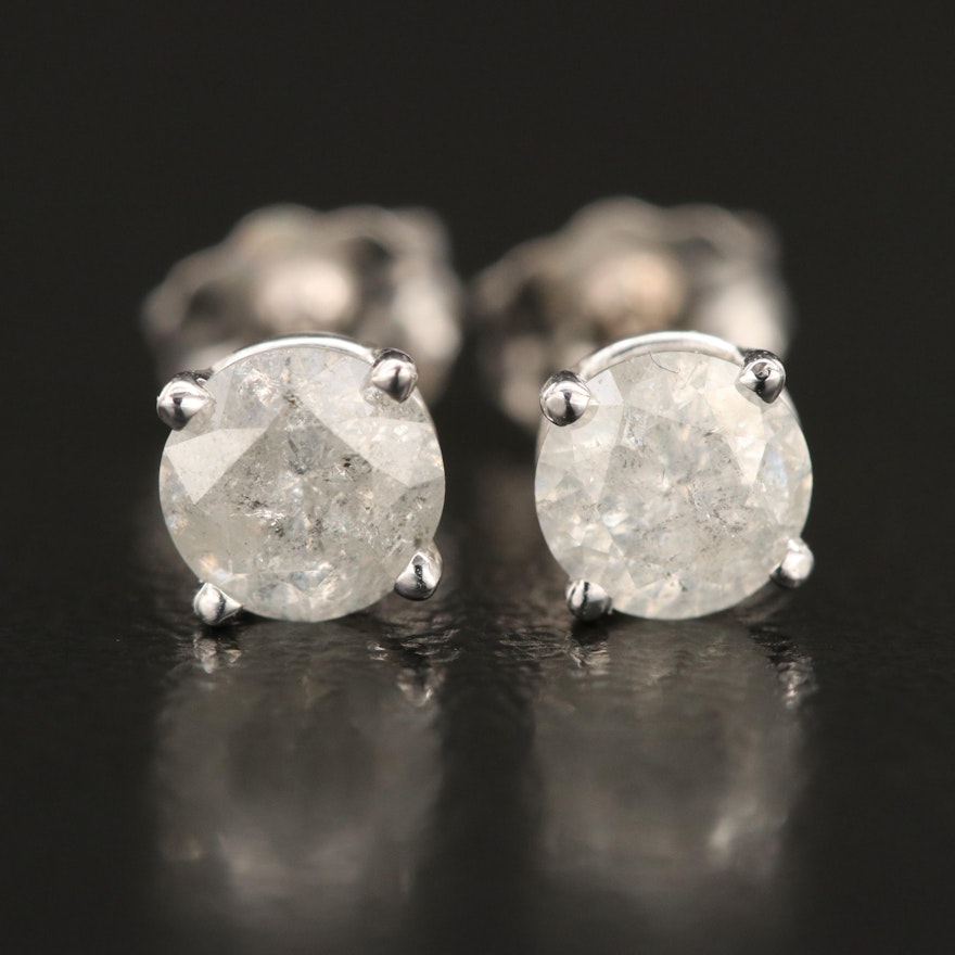 14K 0.76 CTW Diamond Stud Earrings