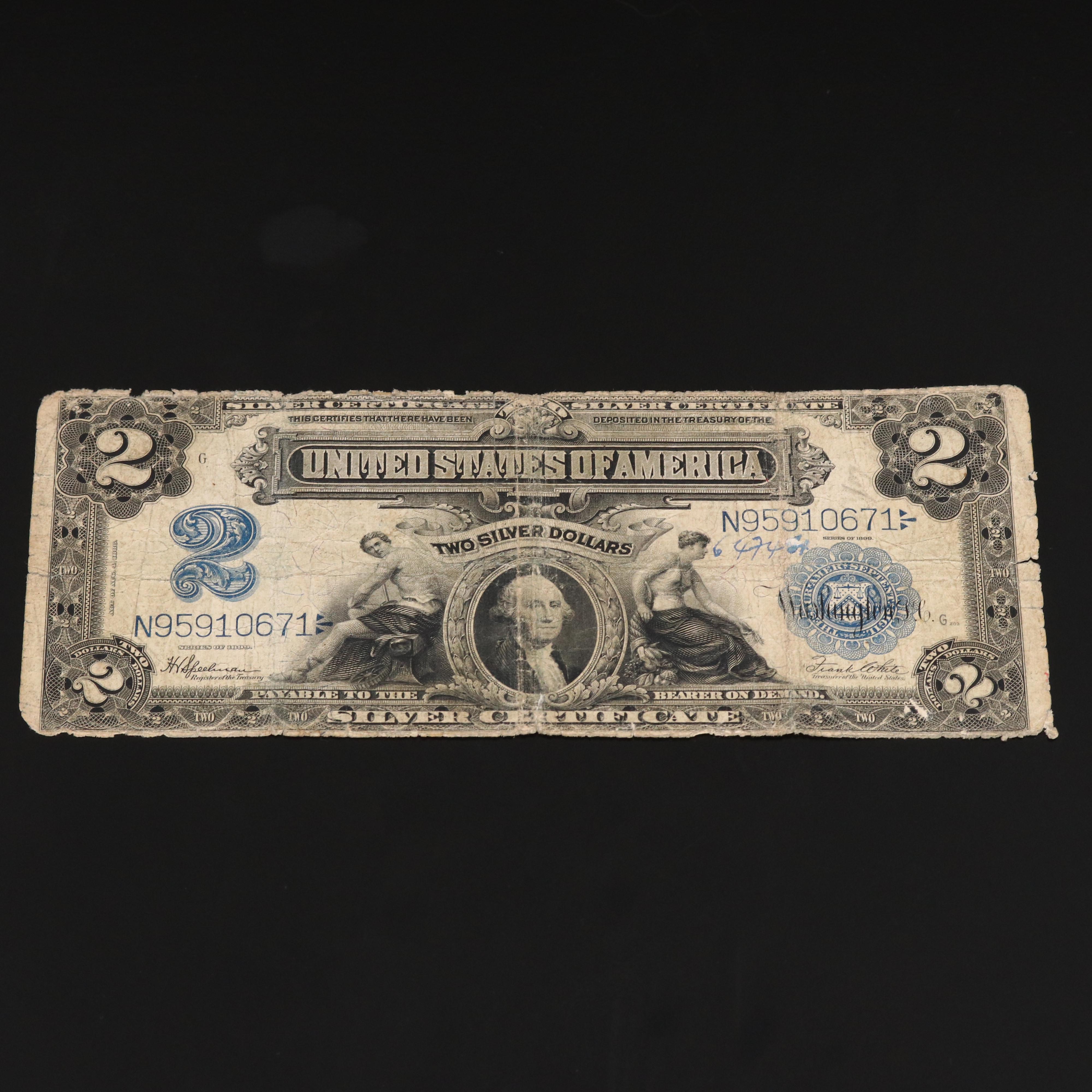 Series of 1899 $2 Silver Certificate