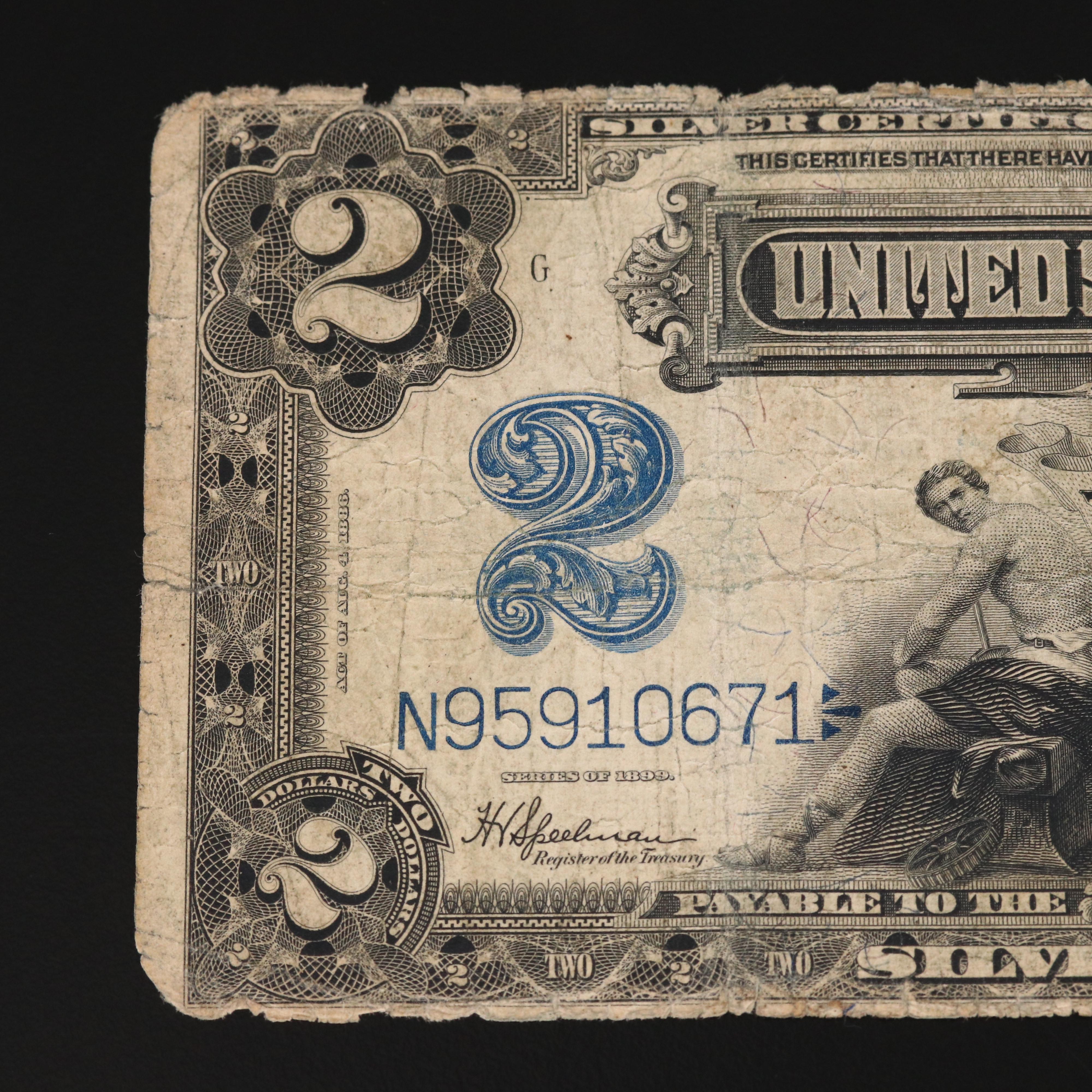Series of 1899 $2 Silver Certificate