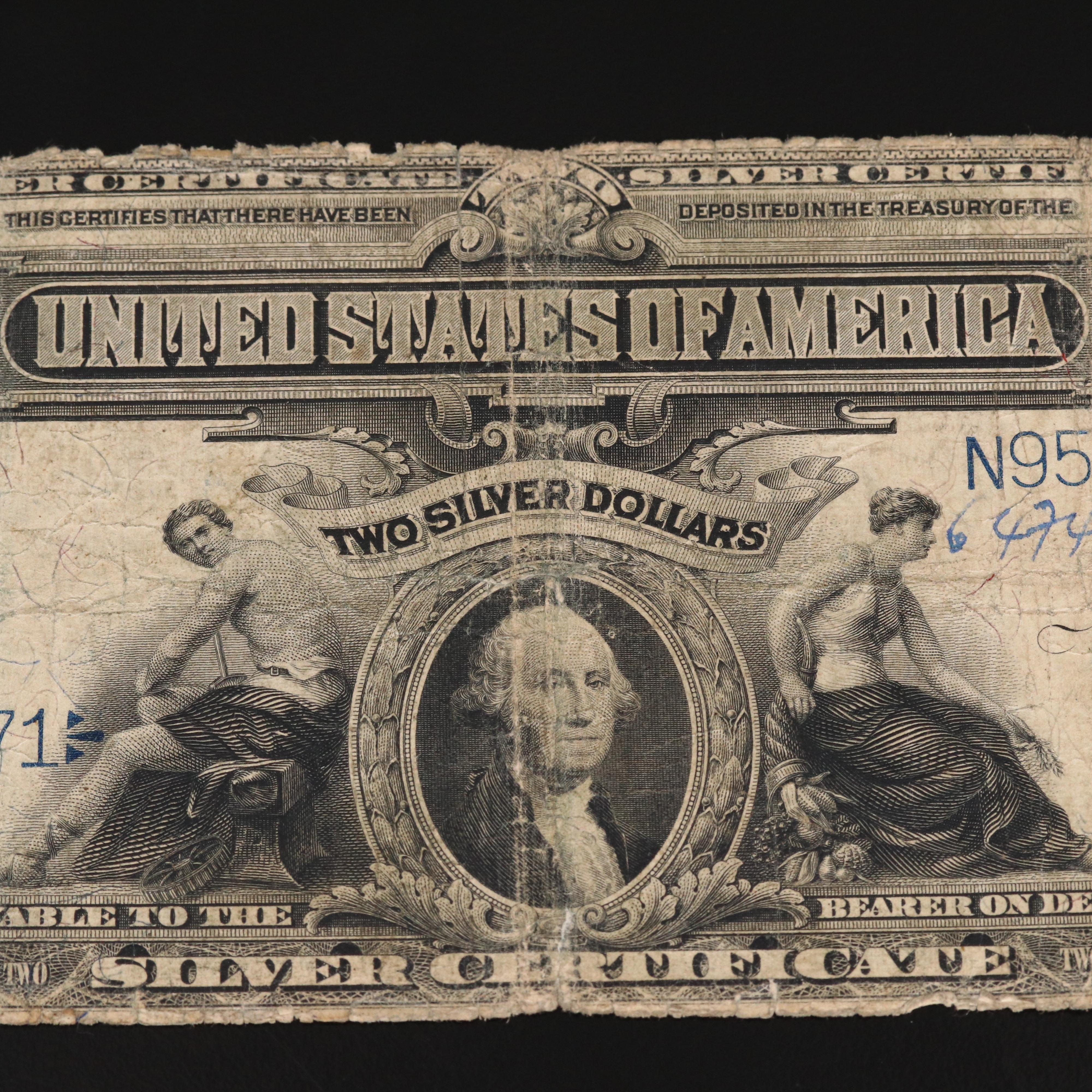 Series of 1899 $2 Silver Certificate