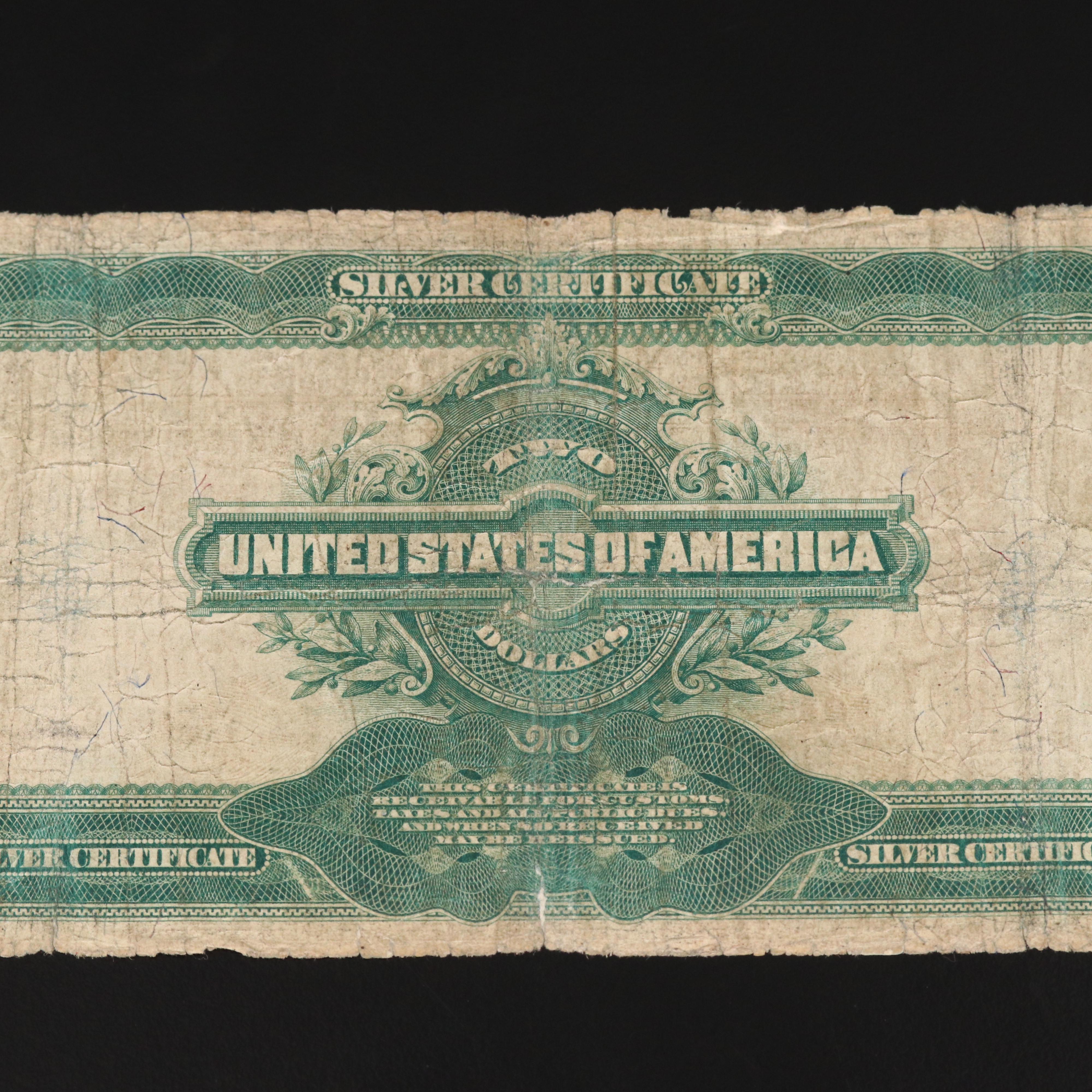 Series of 1899 $2 Silver Certificate