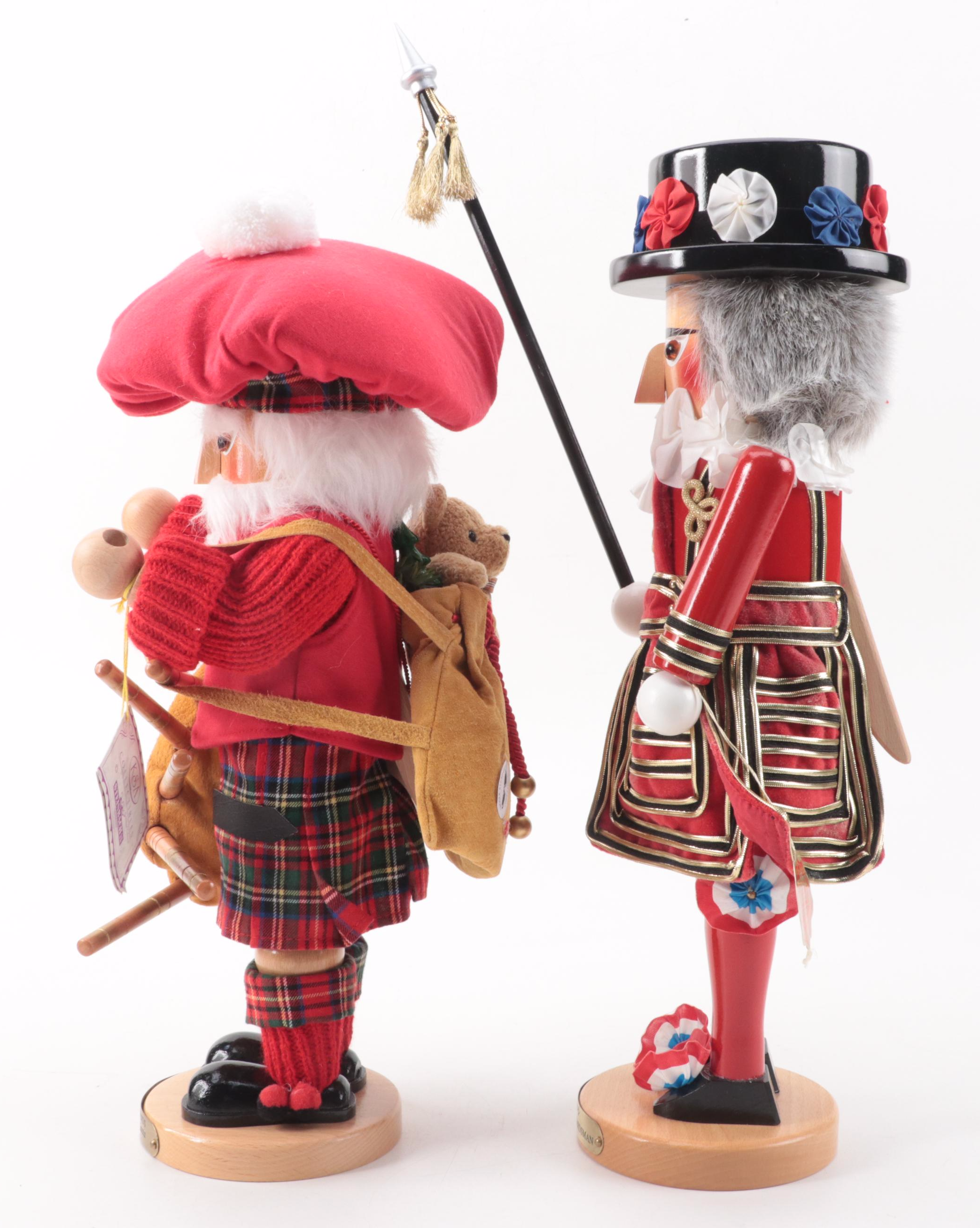 Steinbach "Beefeater" and Scottish Bagpiper Limited Edition Nutcrackers