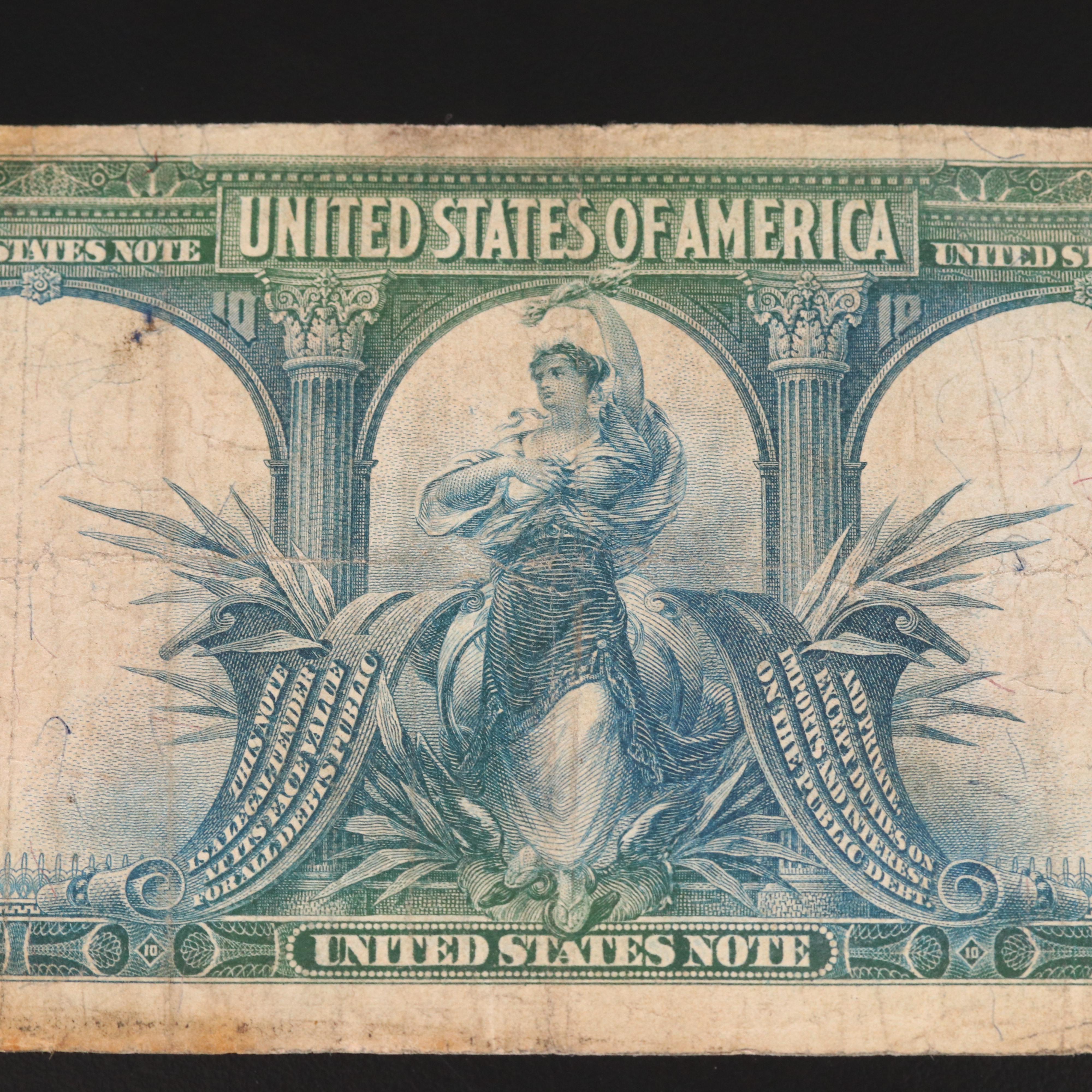 Series of 1901 $10 United States "Bison" Currency Note