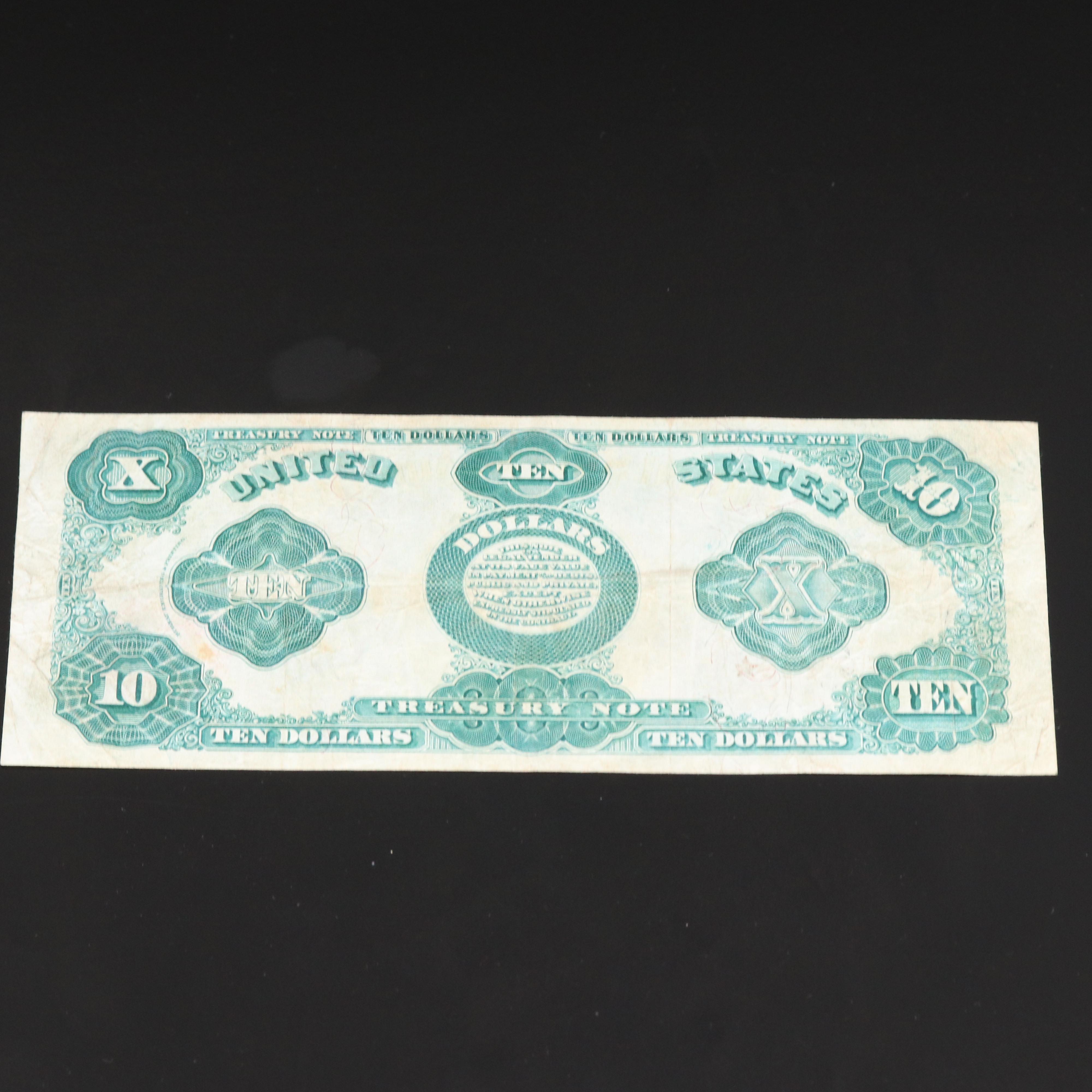 Series of 1891 $10 Treasury Note