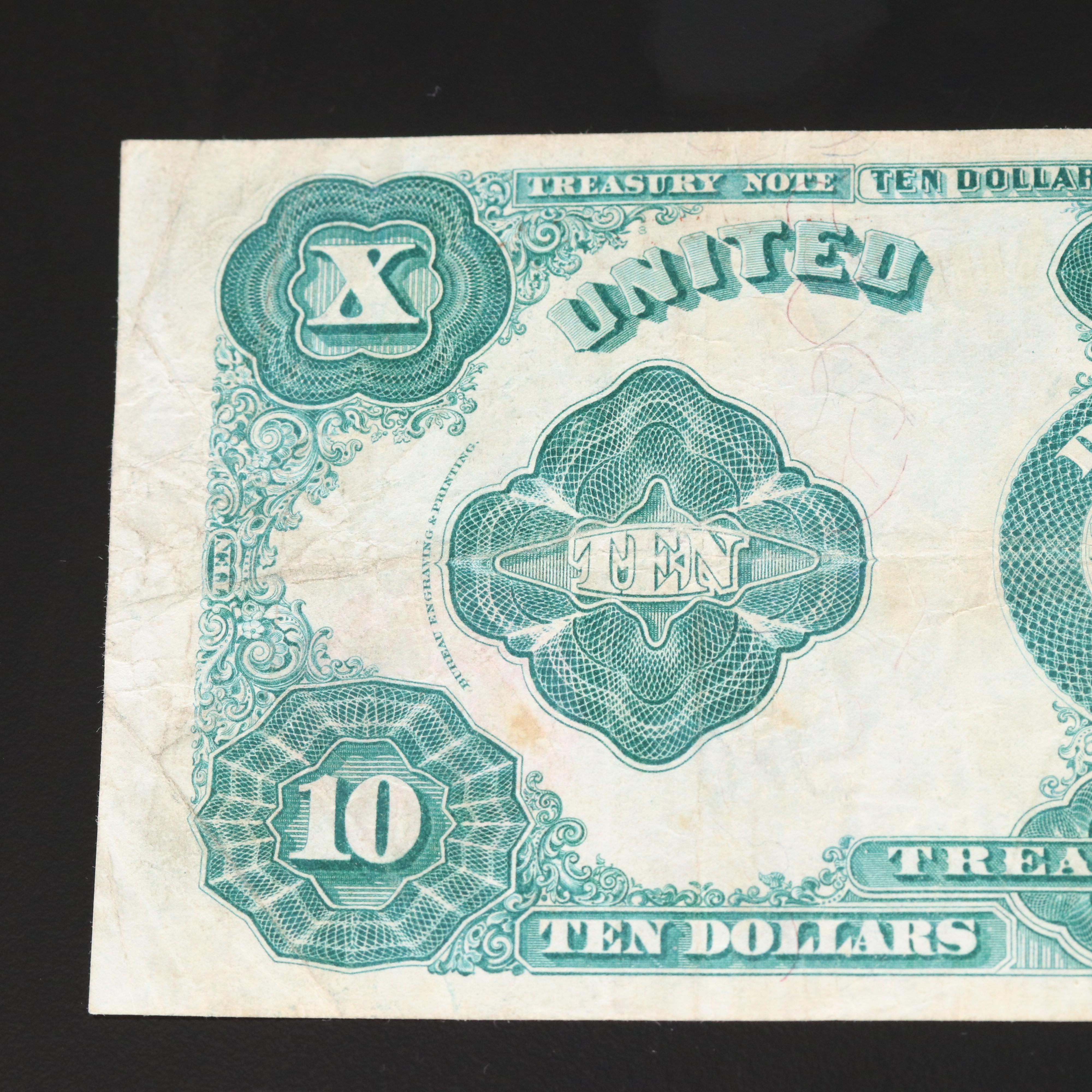Series of 1891 $10 Treasury Note