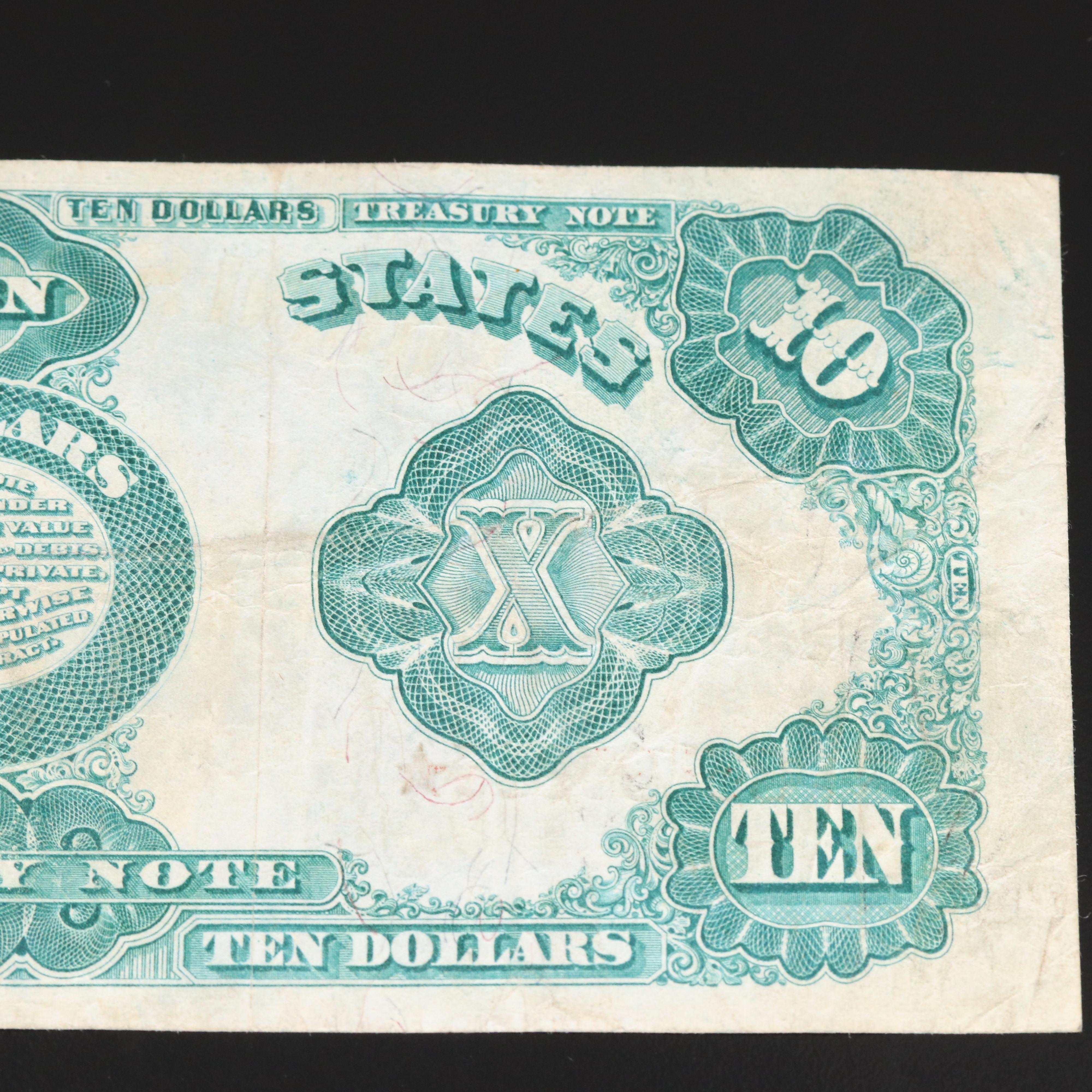 Series of 1891 $10 Treasury Note