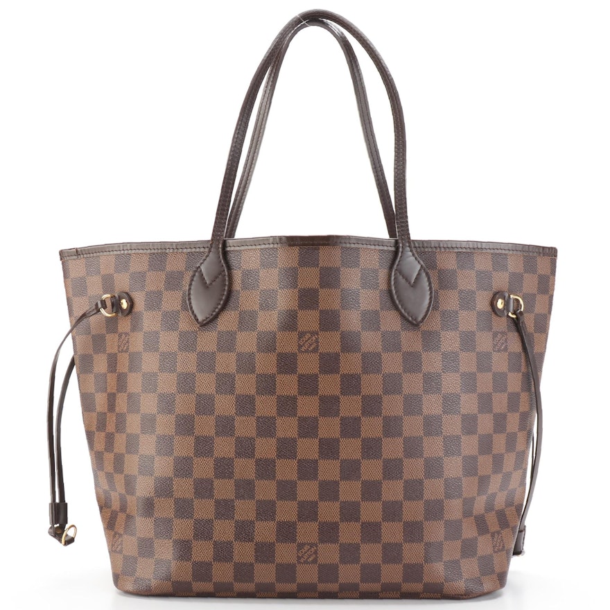 Louis Vuitton Neverfull MM in Damier Ebene Canvas