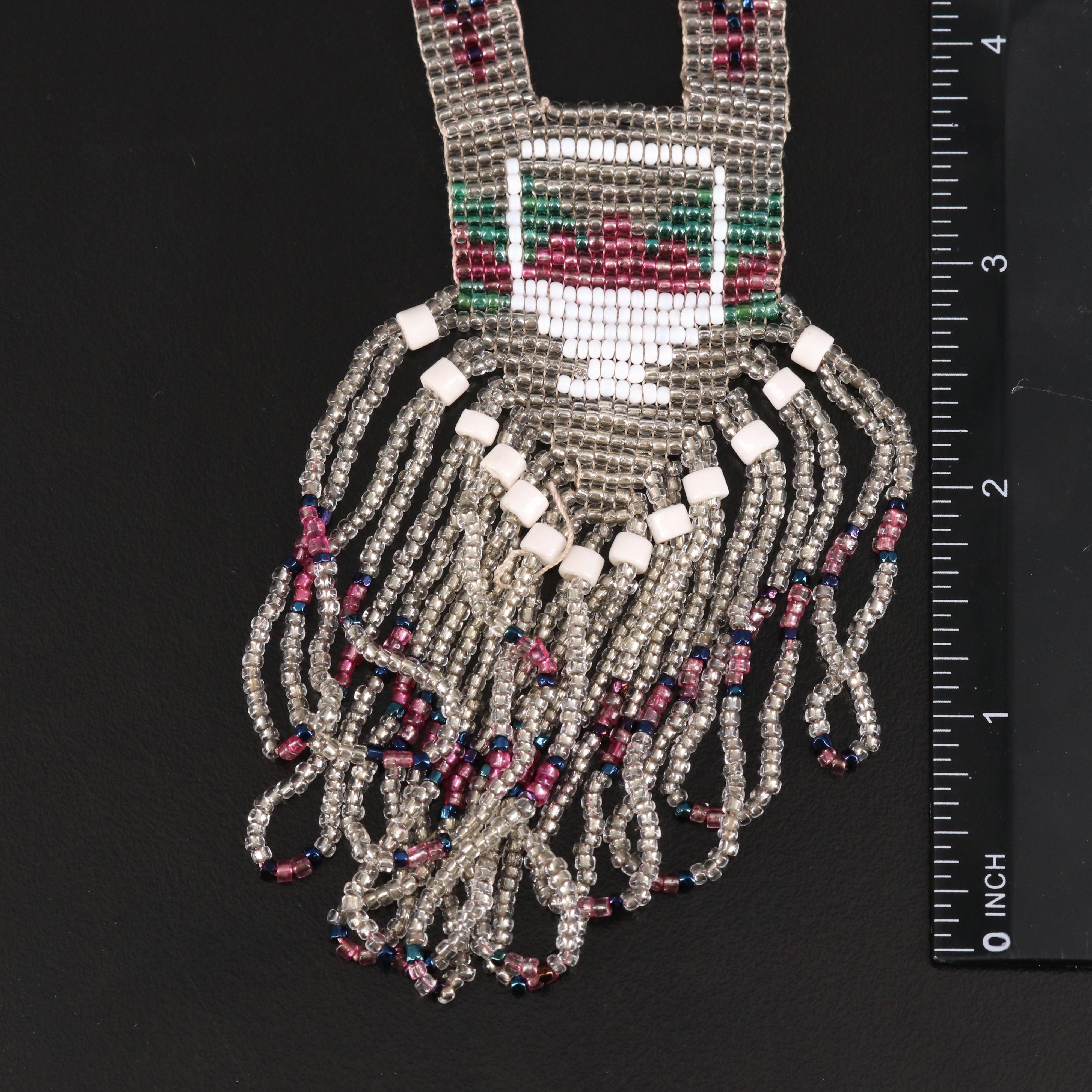 1920s Glass Flapper Necklaces
