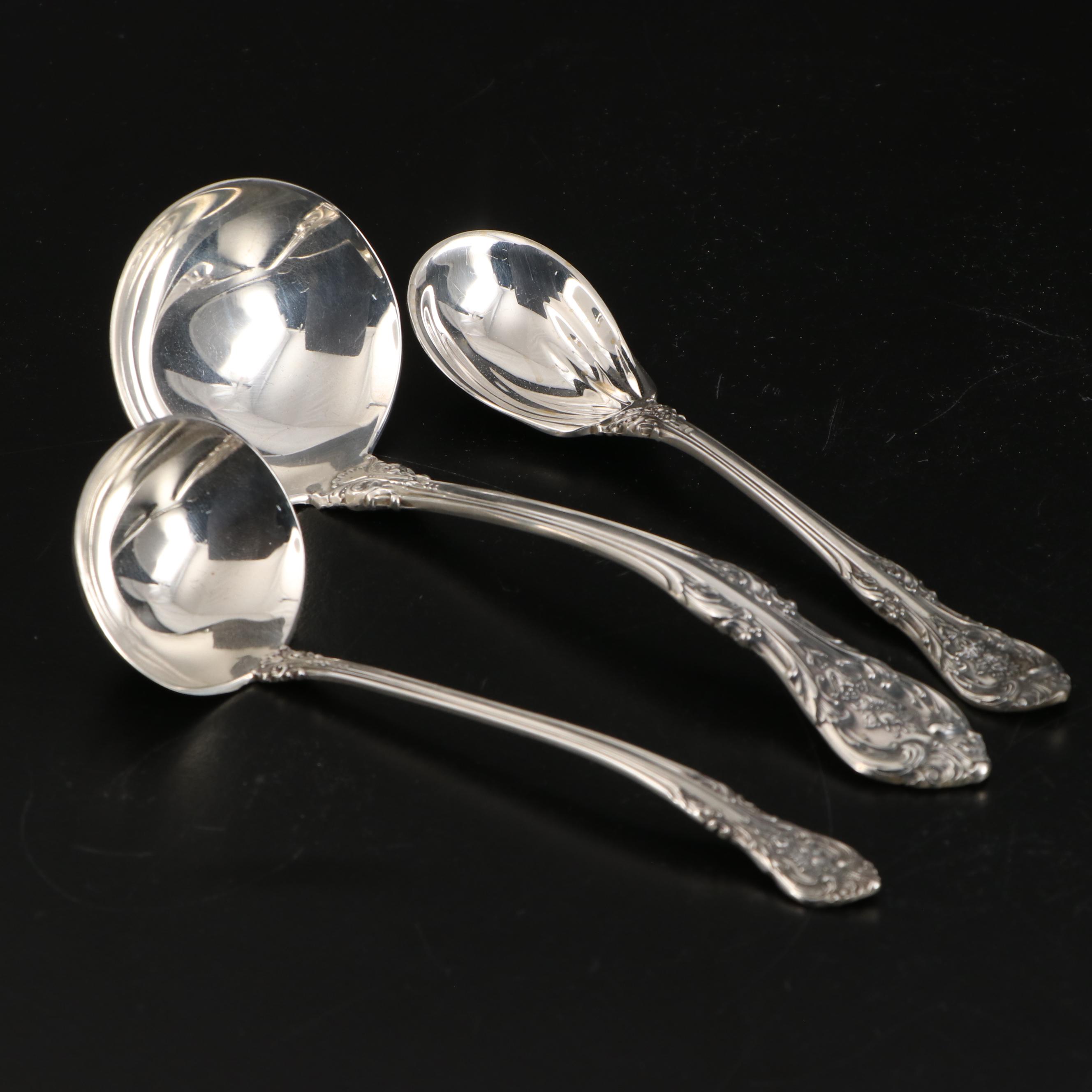 Gorham "King Edward" Sterling Silver Flatware with Storage Chest