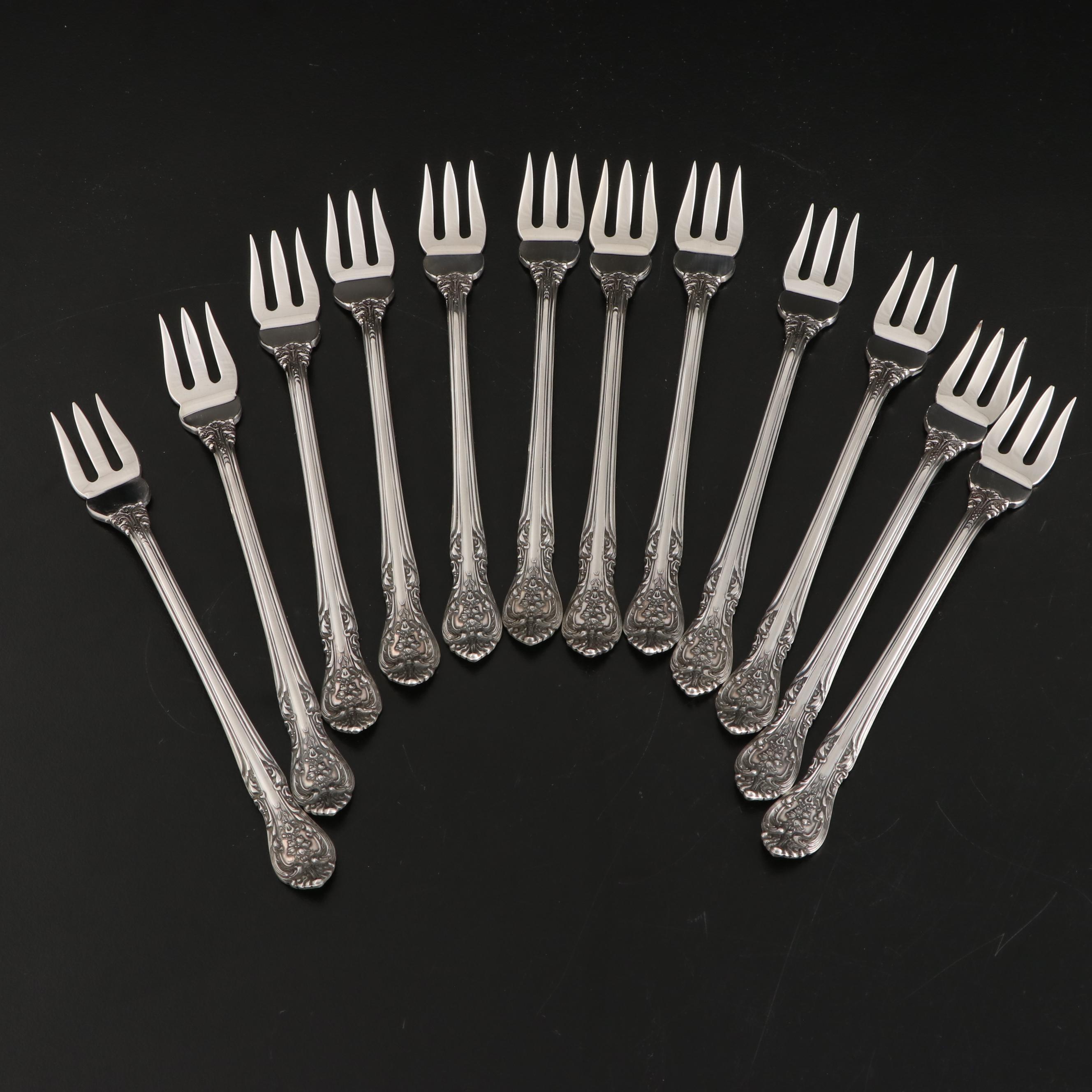 Gorham "King Edward" Sterling Silver Flatware with Storage Chest