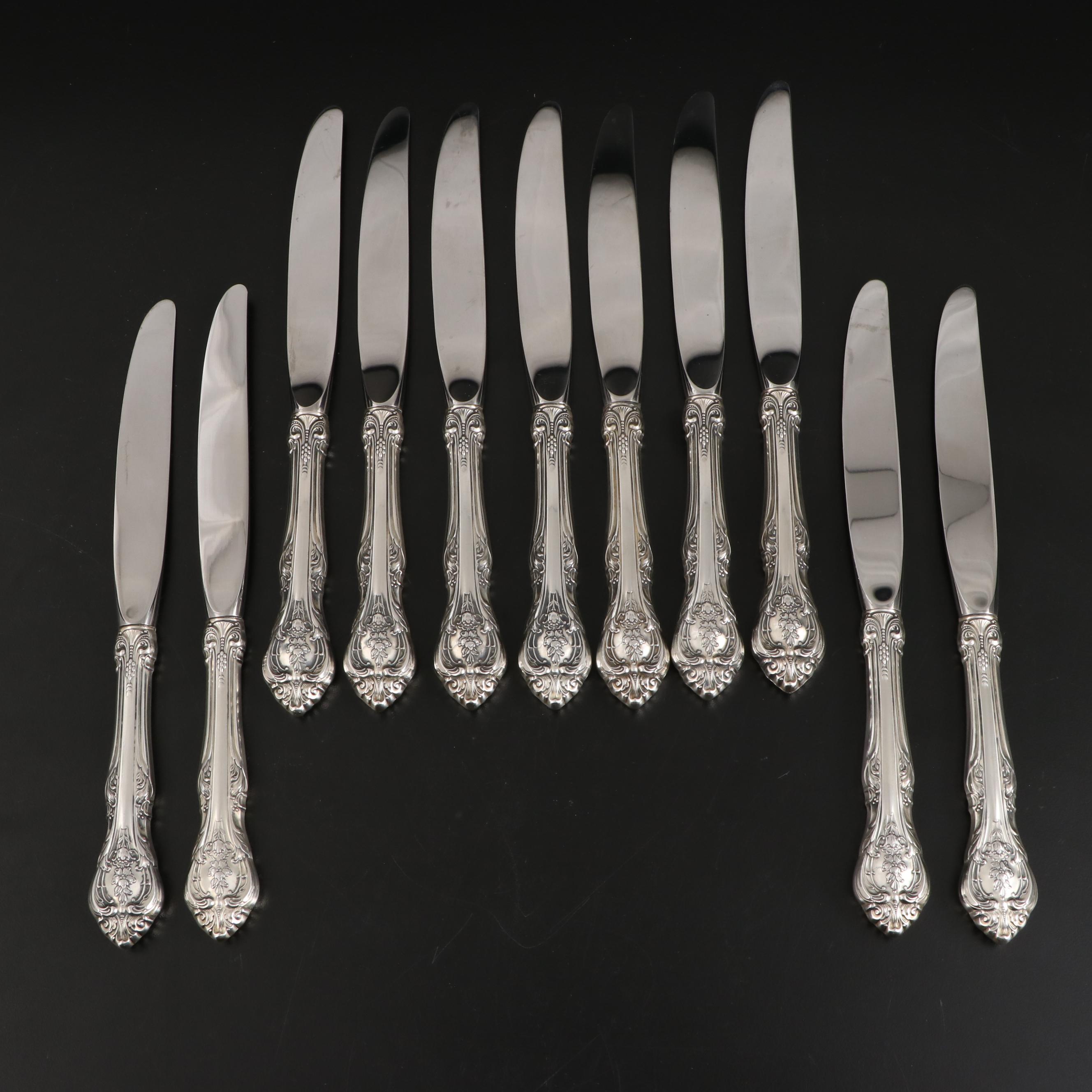 Gorham "King Edward" Sterling Silver Flatware with Storage Chest