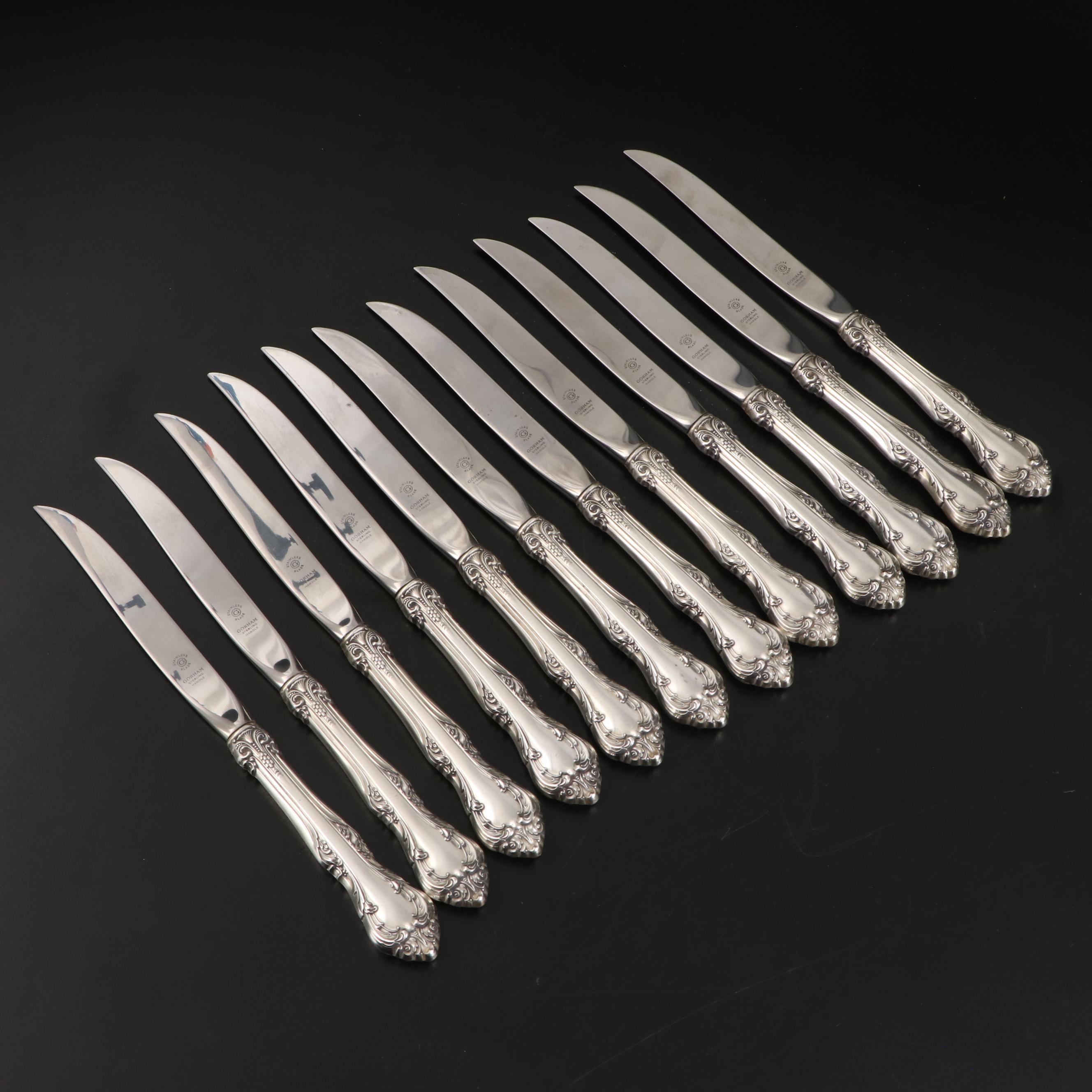 Gorham "King Edward" Sterling Silver Flatware with Storage Chest