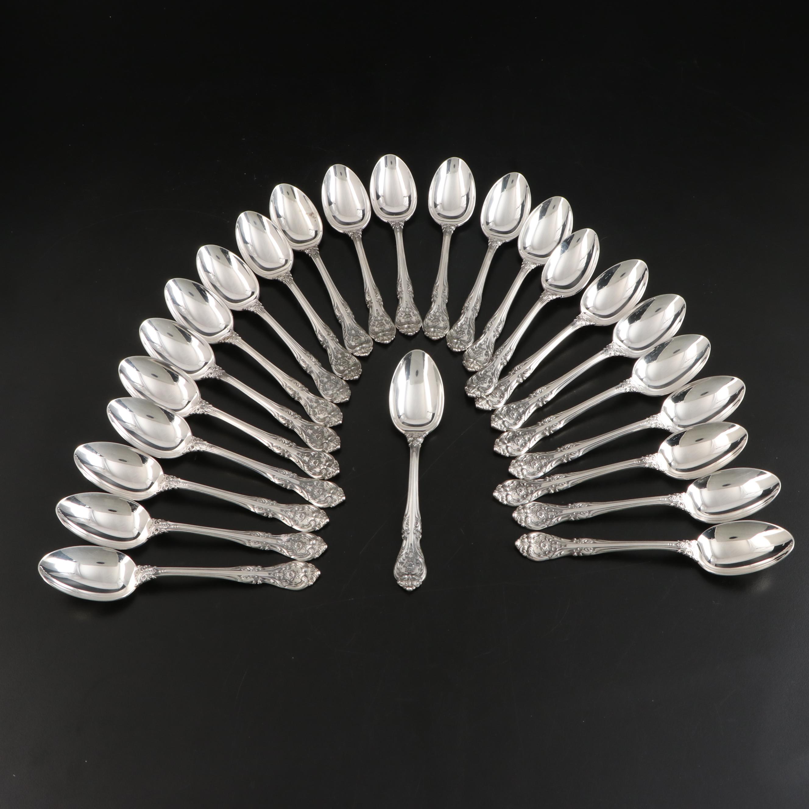 Gorham "King Edward" Sterling Silver Flatware with Storage Chest