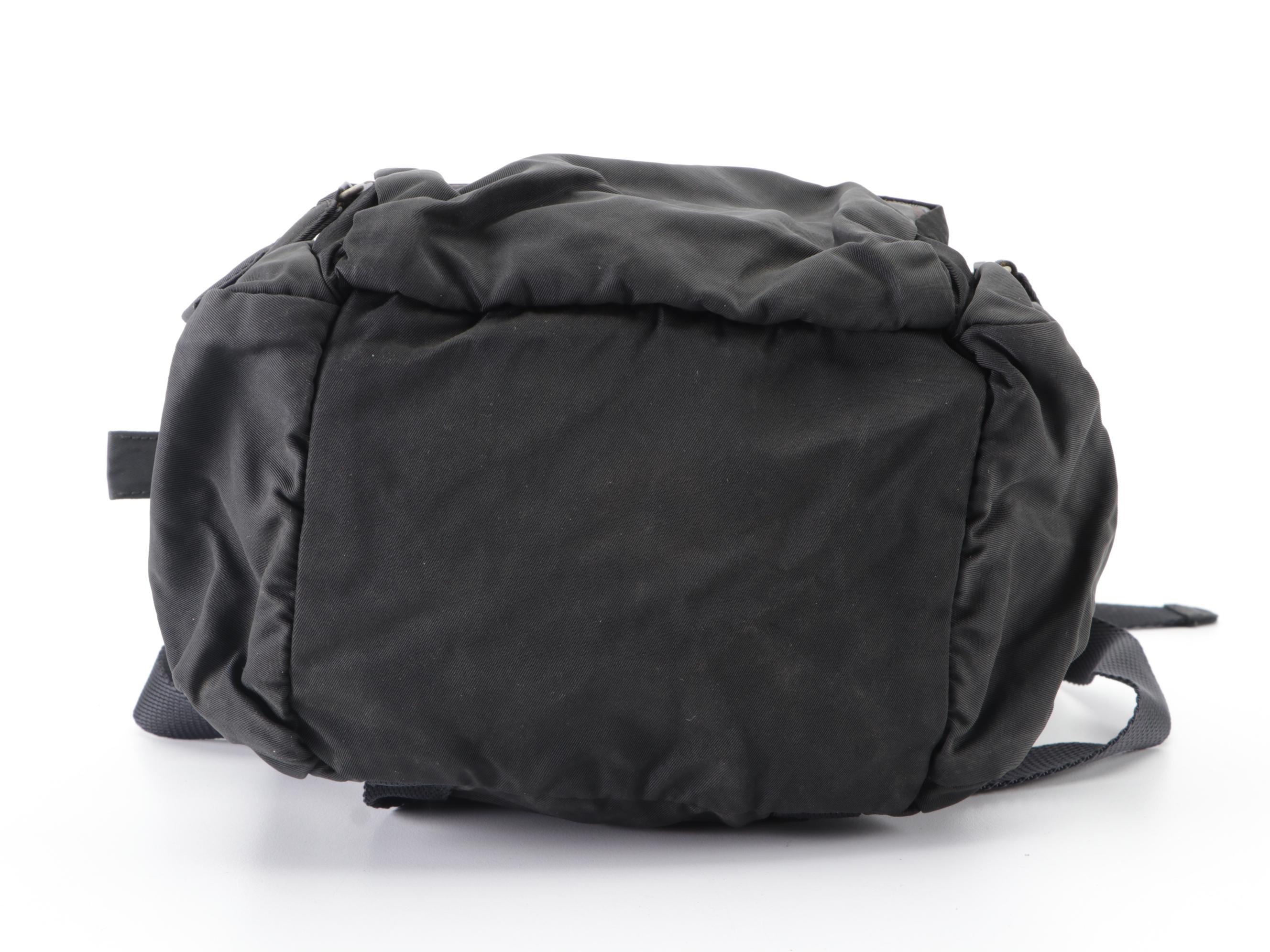 Prada Mini Backpack in Black Nylon