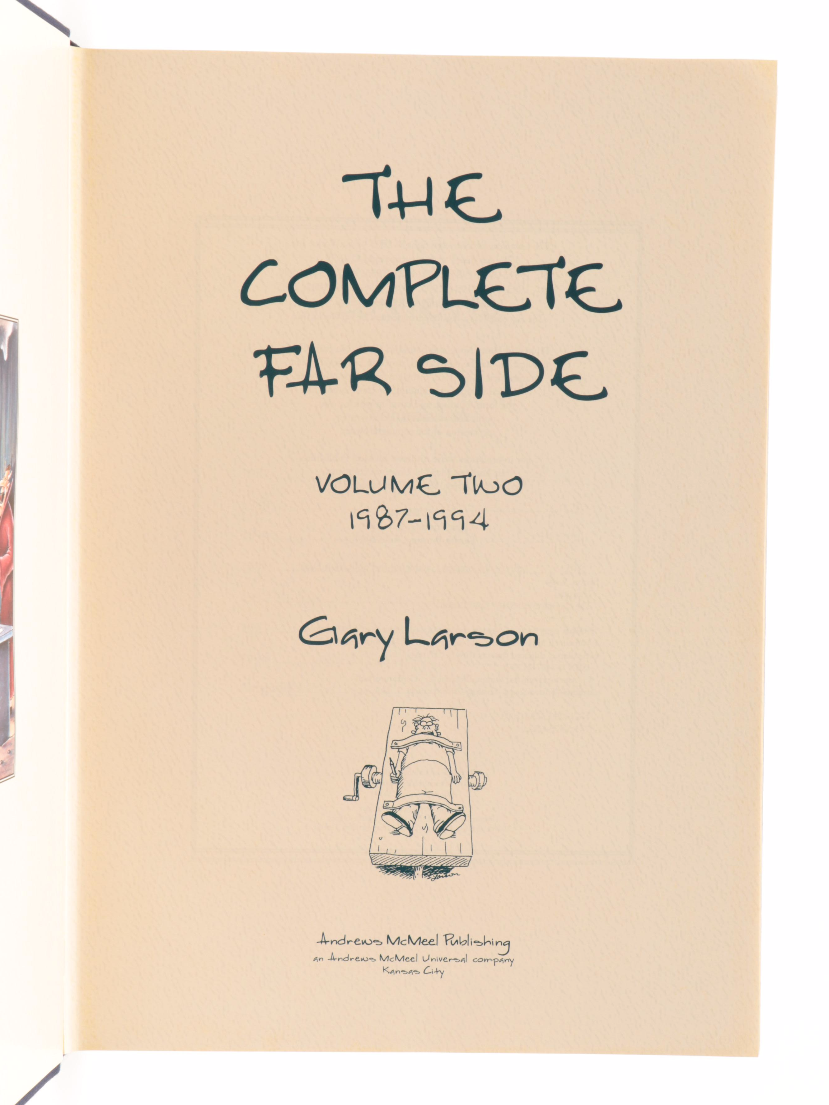 "The Complete Far Side" Two-Volume Set by Gary Larson, 2004