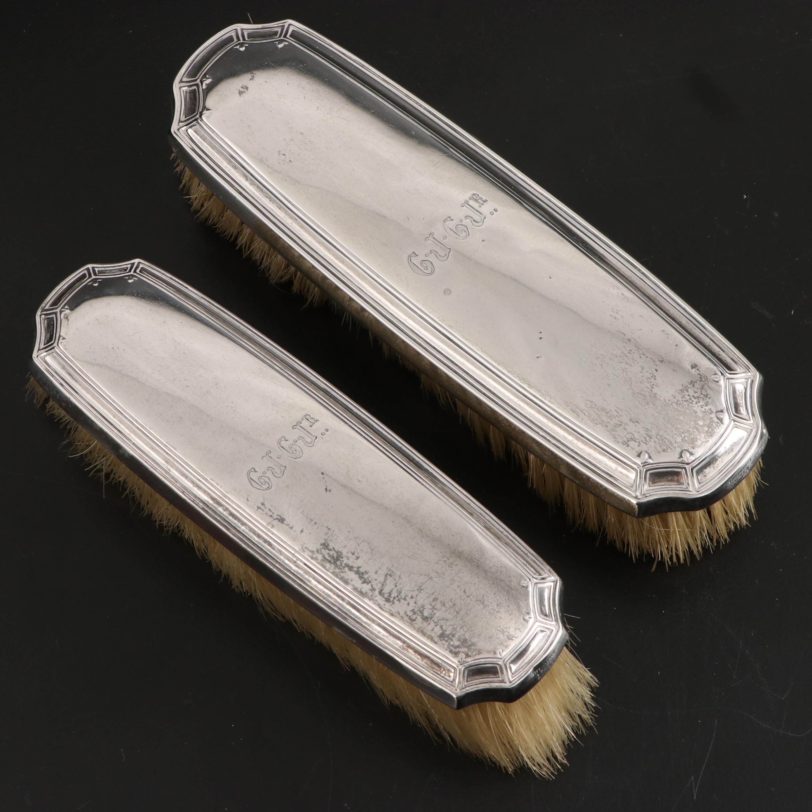 Tiffany & Co. Sterling Silver Clothes Brushes, Early to Mid-20th Century