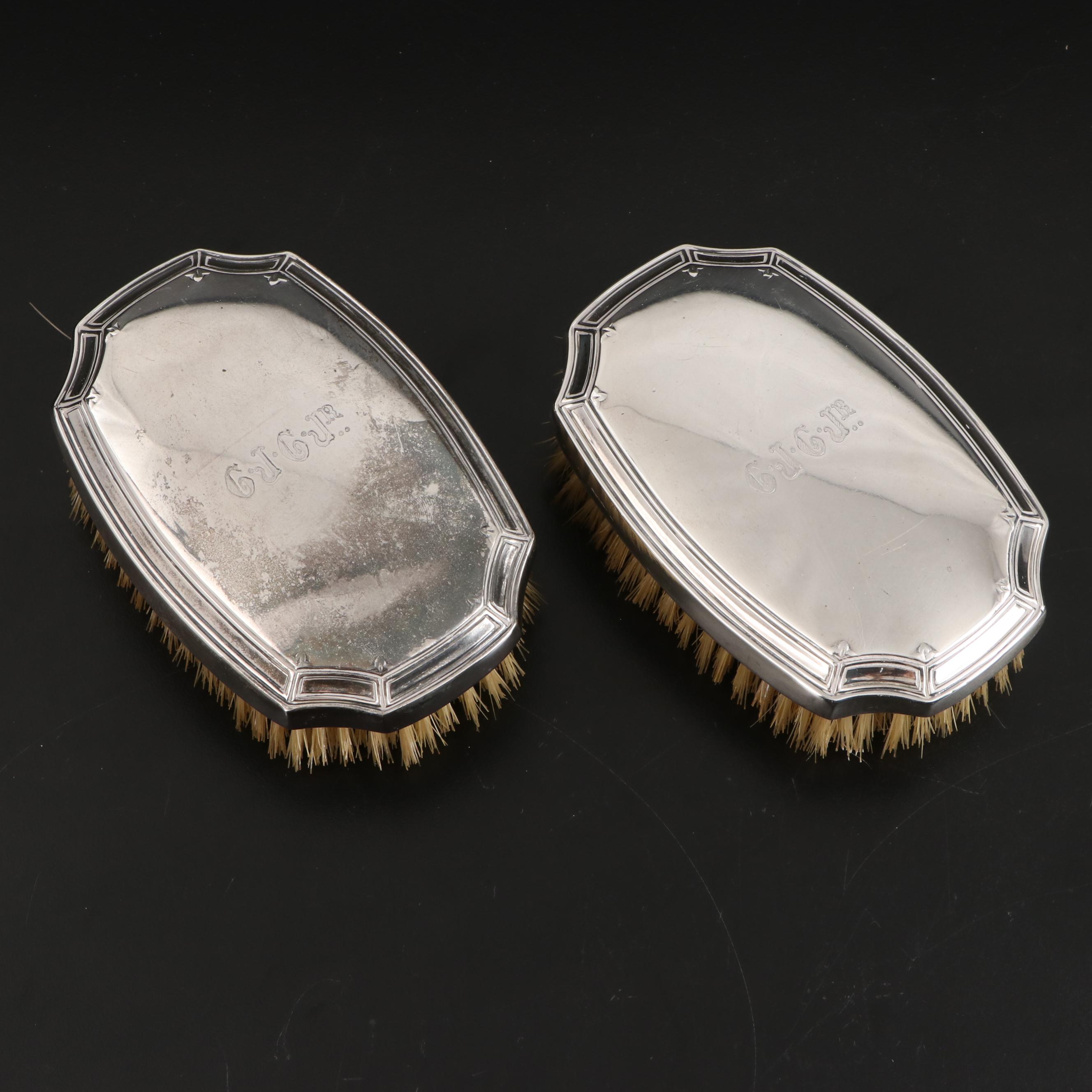 Tiffany & Co. Sterling Silver Clothes Brushes, Early to Mid-20th Century