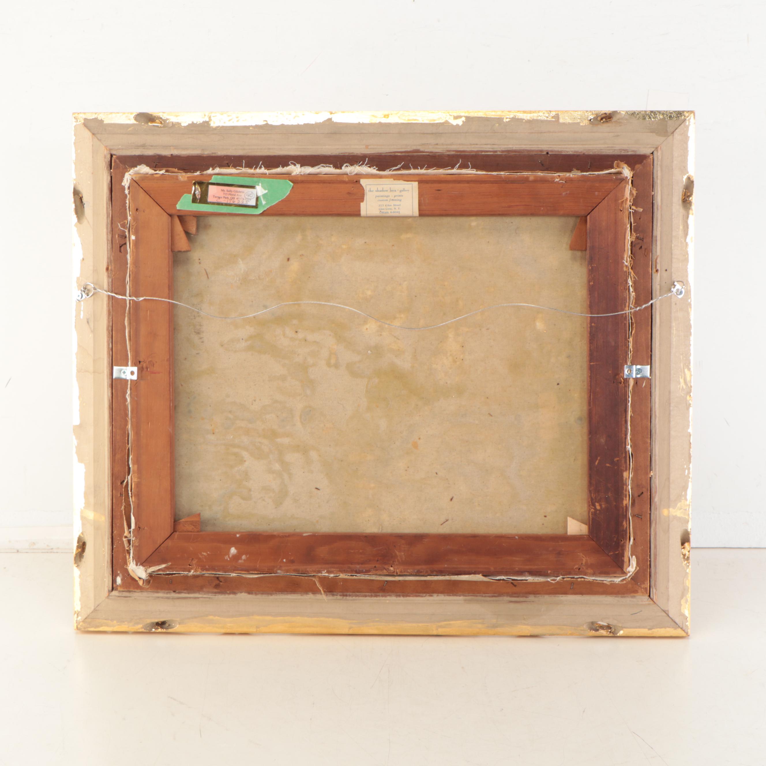 Antonio DeVity Oil Painting of Parisian City Scene