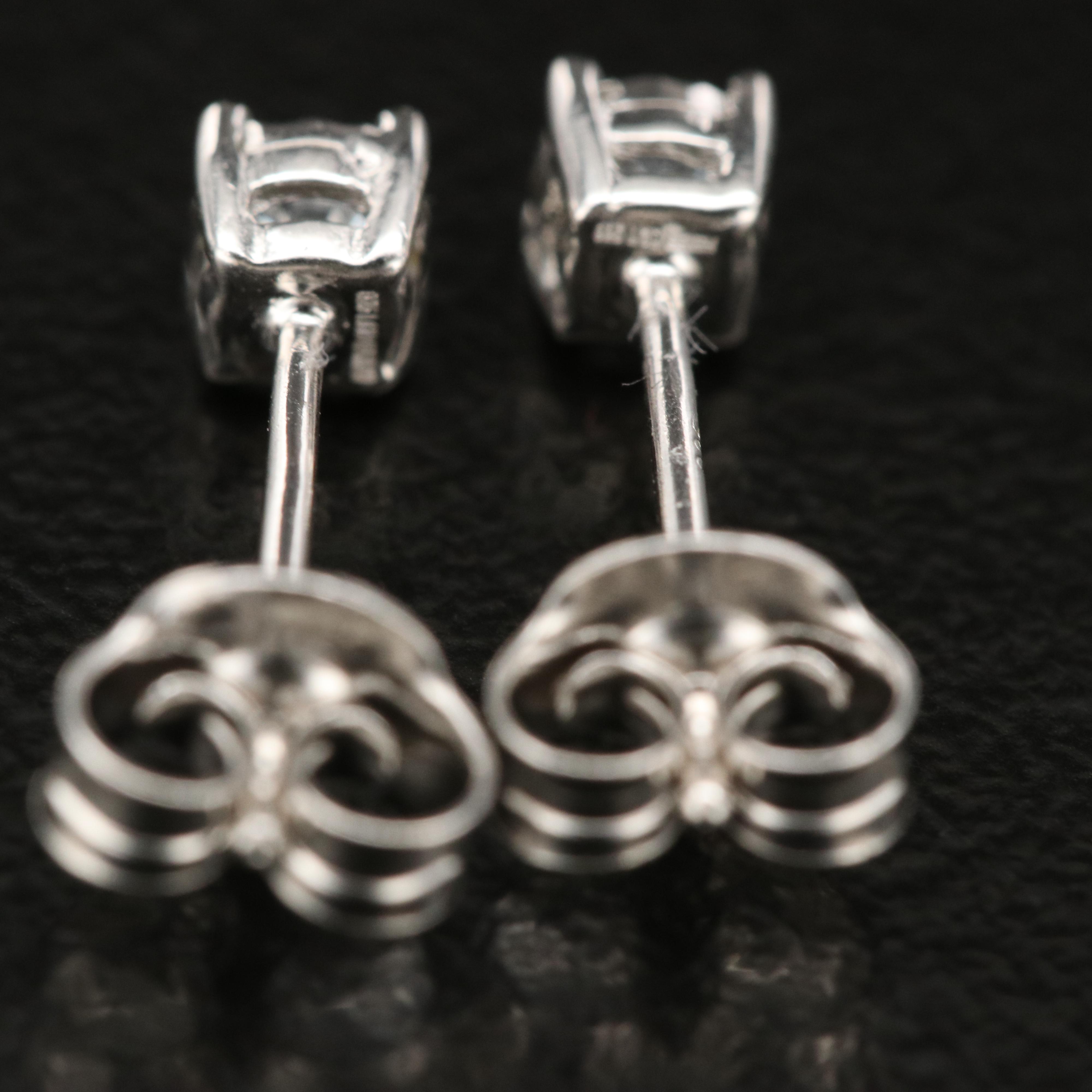 EFFY Sterling Lab Grown Diamond Stud Earrings